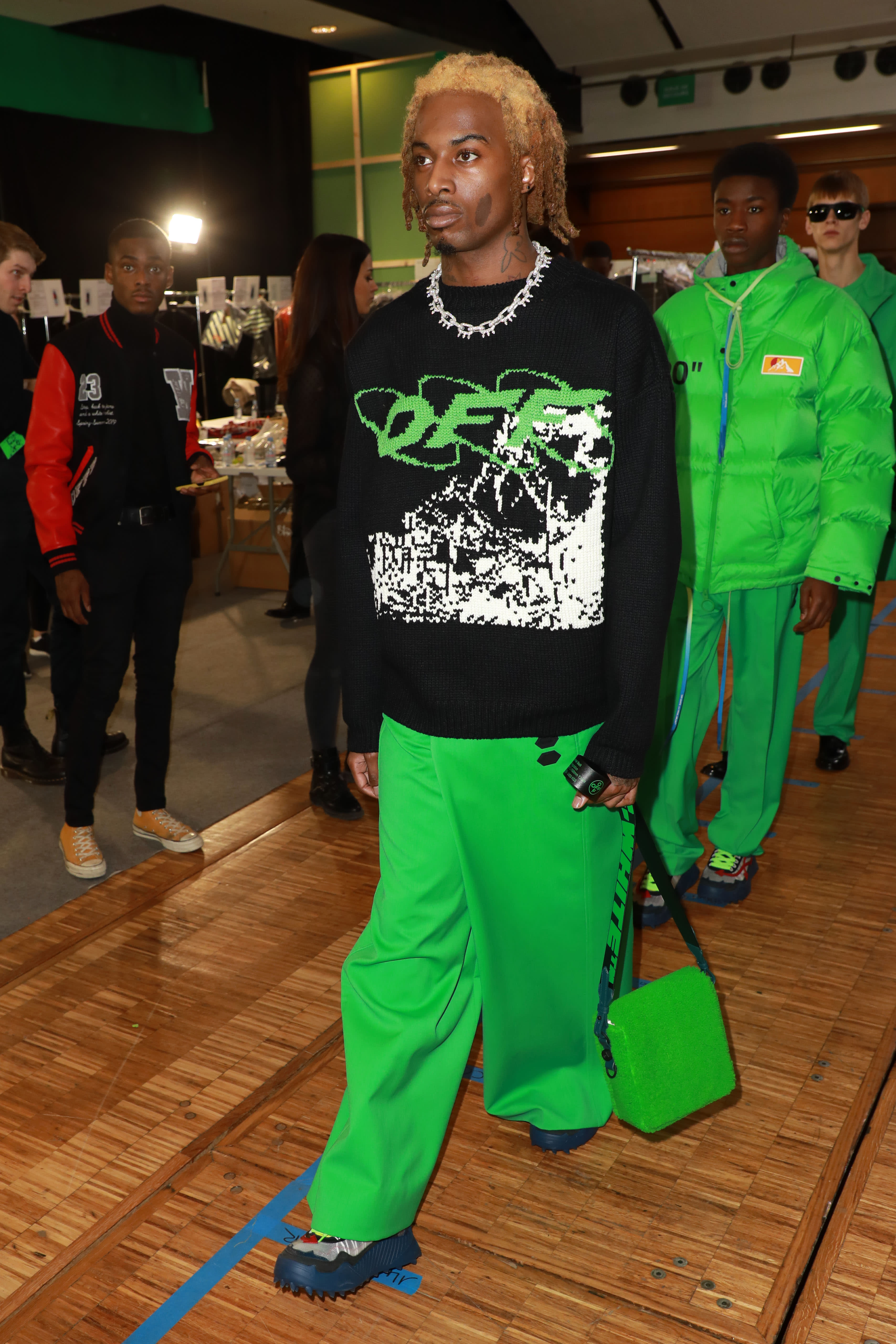 Off white playboi carti sweater hotsell