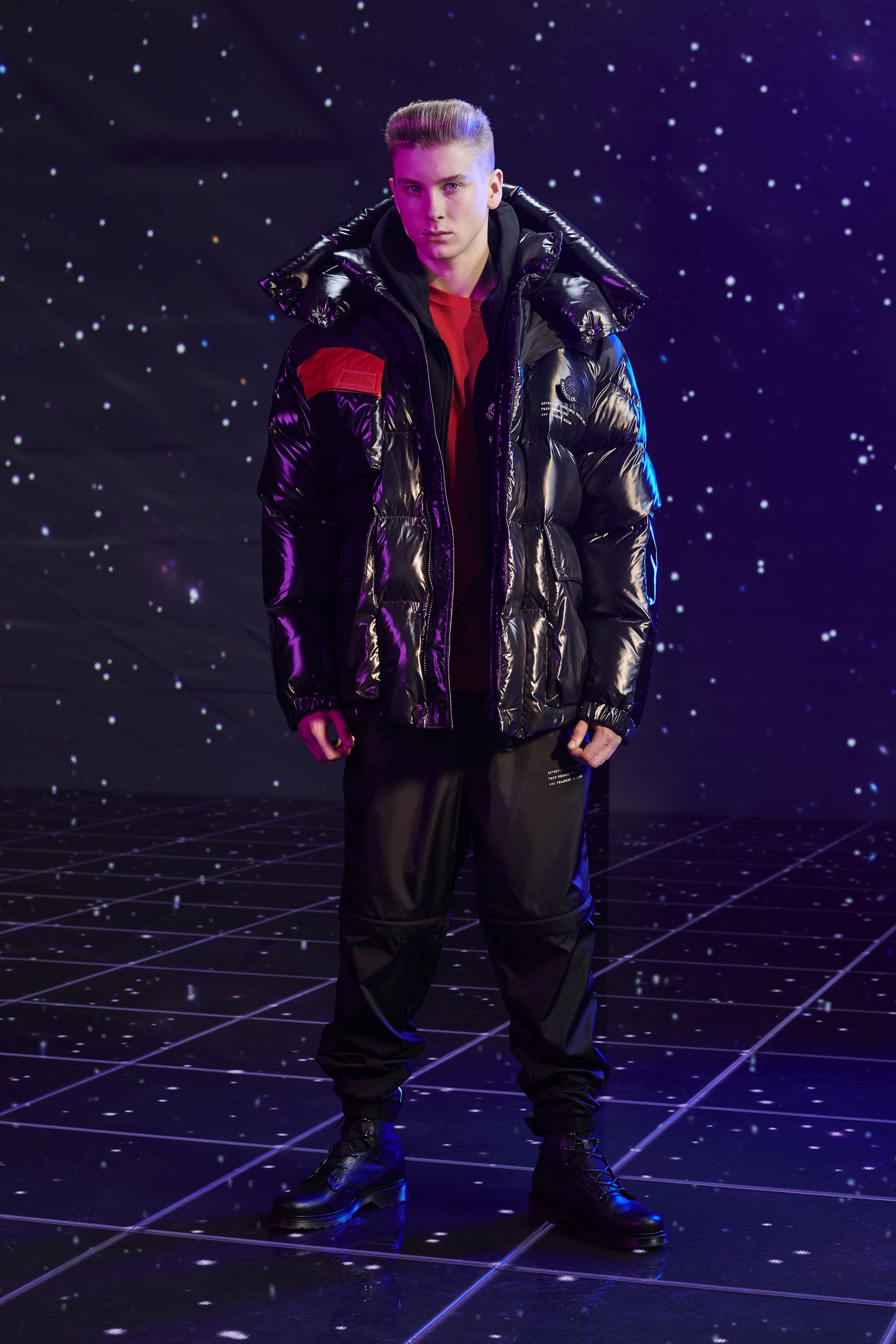 【24SS NEW】MONCLER_men/ 7 MONCLER FRAGMENT HIROSHI FUJIWARA Moncler Genius 7 Moncler Fragment Hiroshi Fujiwara Black