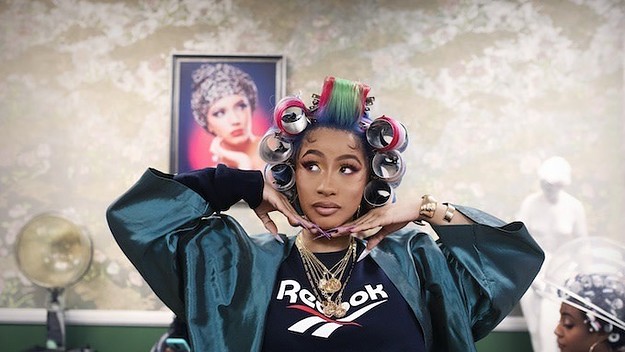 Cardi B Heads to the Nail Salon In New Surreal Reebok Ad