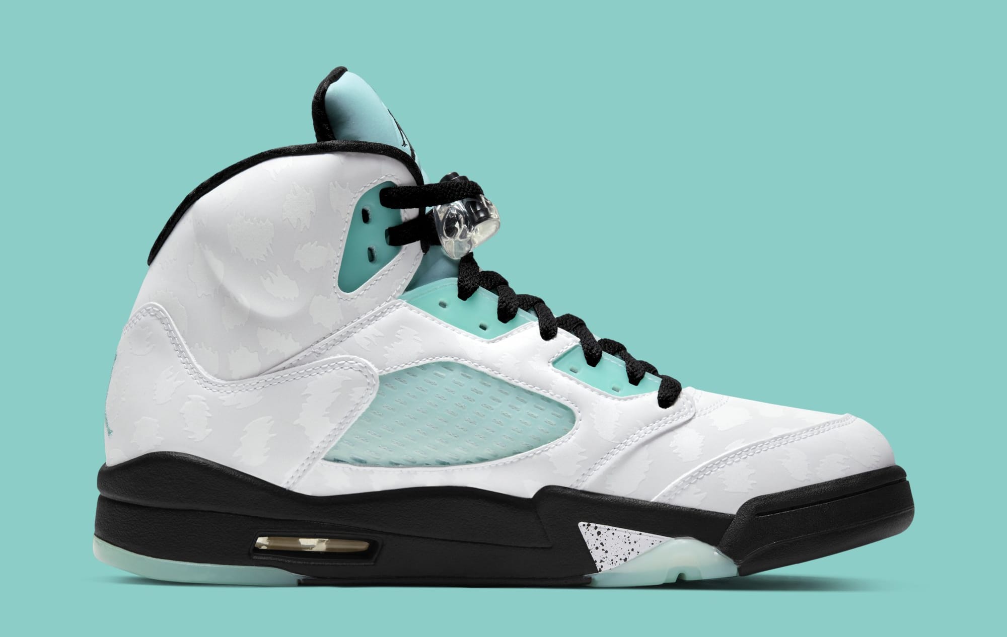 Jordan 5 ホワイト/グリーン JORDAN BRAND AIR JORDAN 5 RETRO (GS) SILVER/GREEN BEAN-FLINT