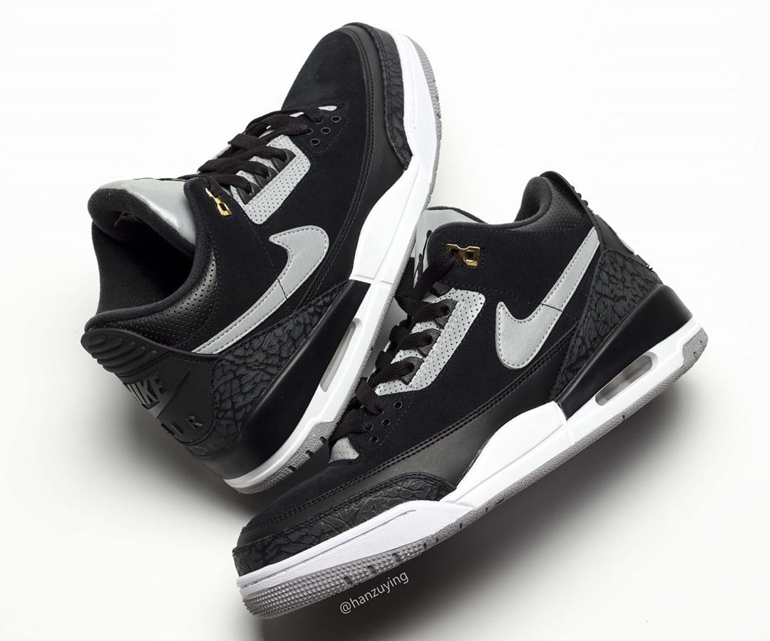 最終【新品未使用】Nike AirJordan3 Black Cement Size 9.5 - Air Jordan 3 Retro OG 2024 Black Cement for sale
