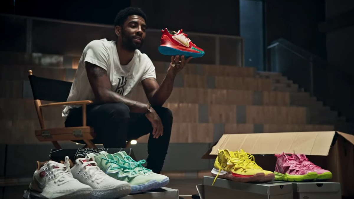 Watch Kyrie Irving Talk About His SpongeBob SquarePants