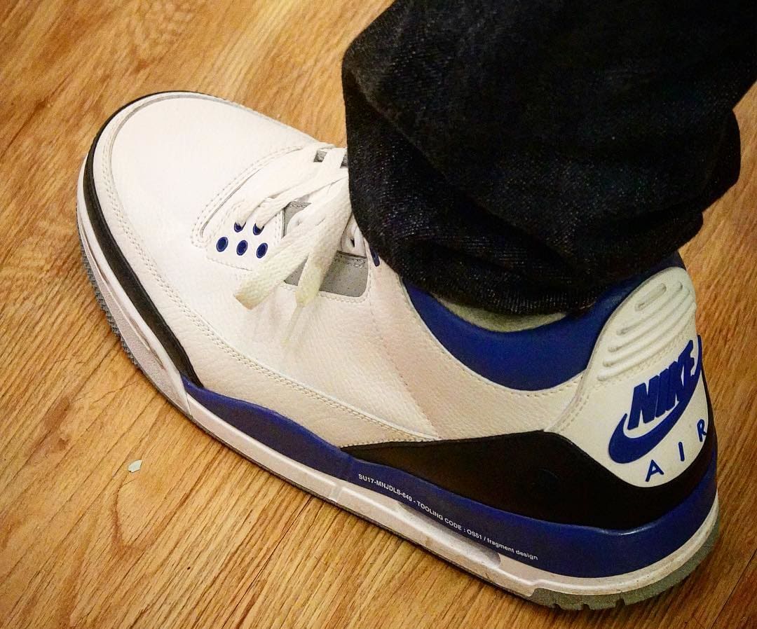 Up Close With the Fragment x Air Jordan 3