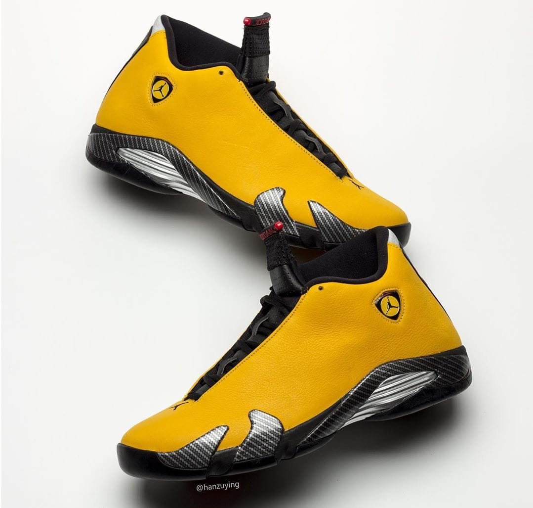 The Yellow Ferrari Air Jordan 14 Is Almost Here