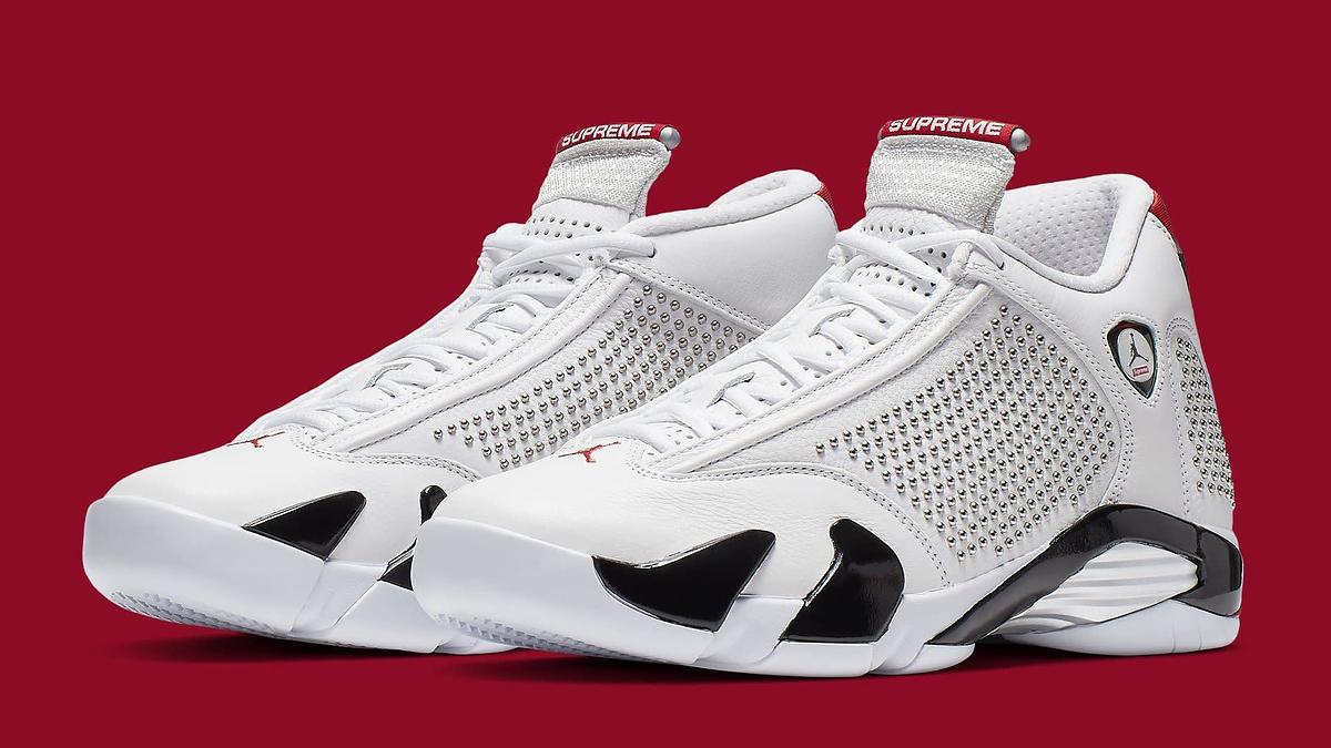 Supreme x nike air jordan 14 on sale