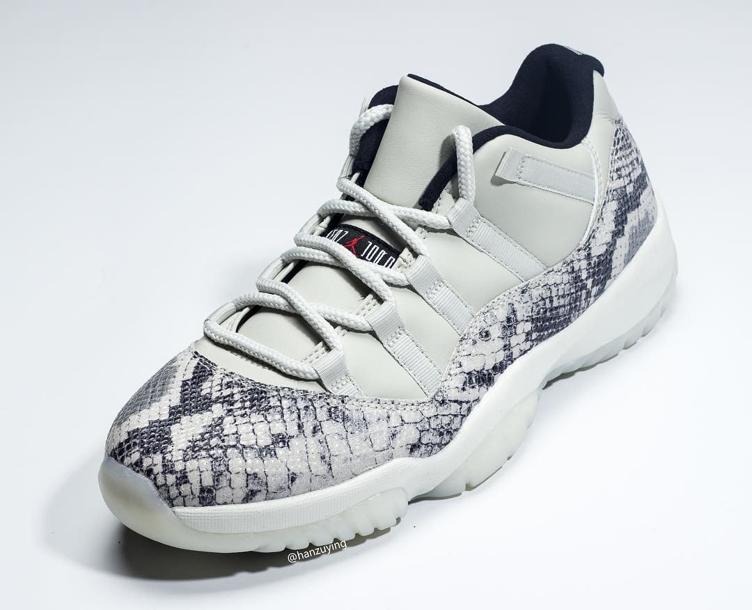 Jordan 11 snakeskin finish line best sale