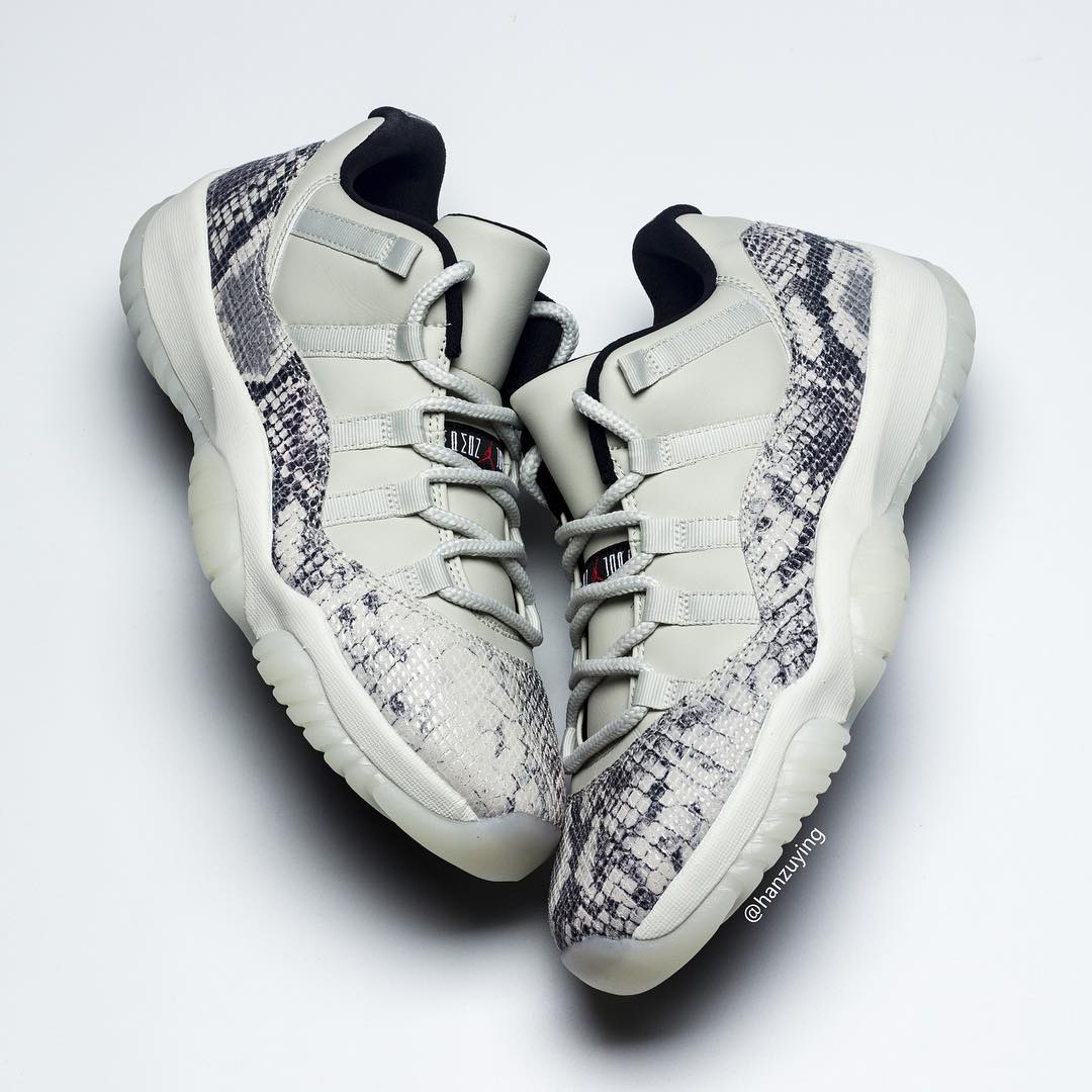 Jordan 11 snakeskin light bone release date best sale