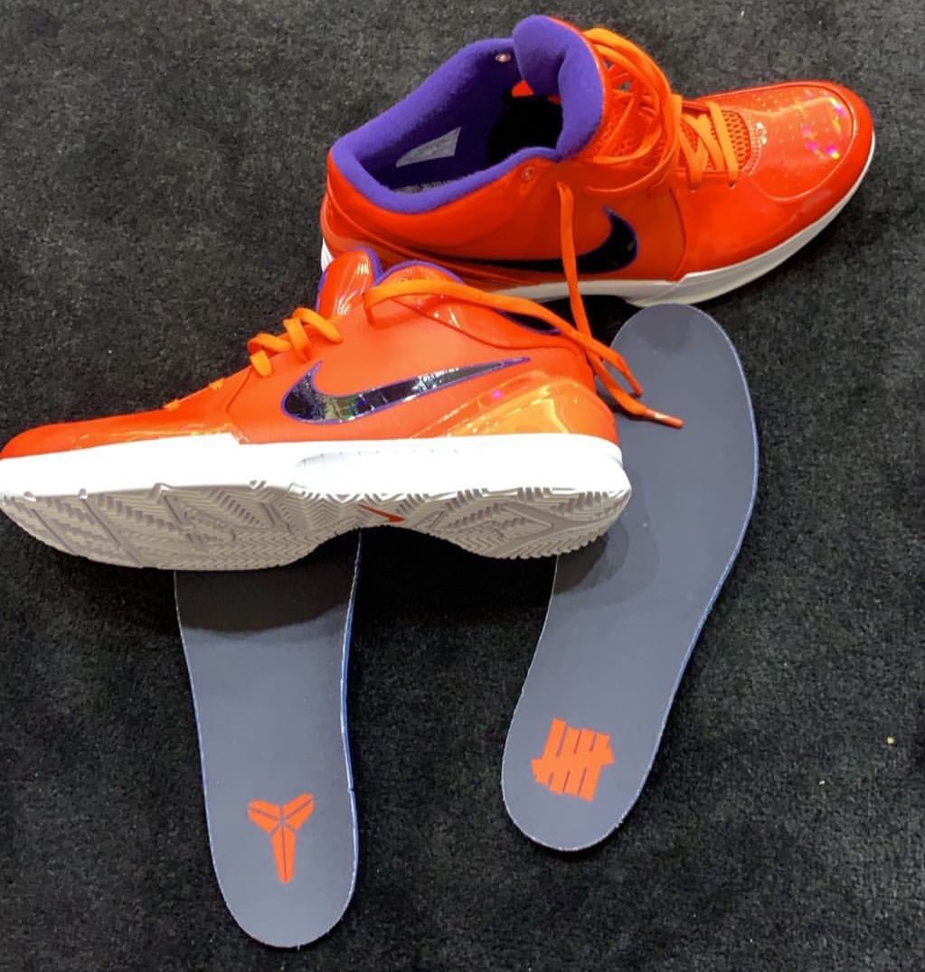 スニーカー Nike Zoom Undefeated x Kobe 4 Protro 'Team Orange' 2019 Nike Undefeated x Kobe 4 Protro Team Orange for Sale