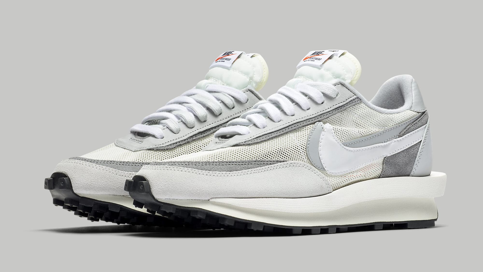 Sacai x Nike LDWaffles Releasing in Black and White