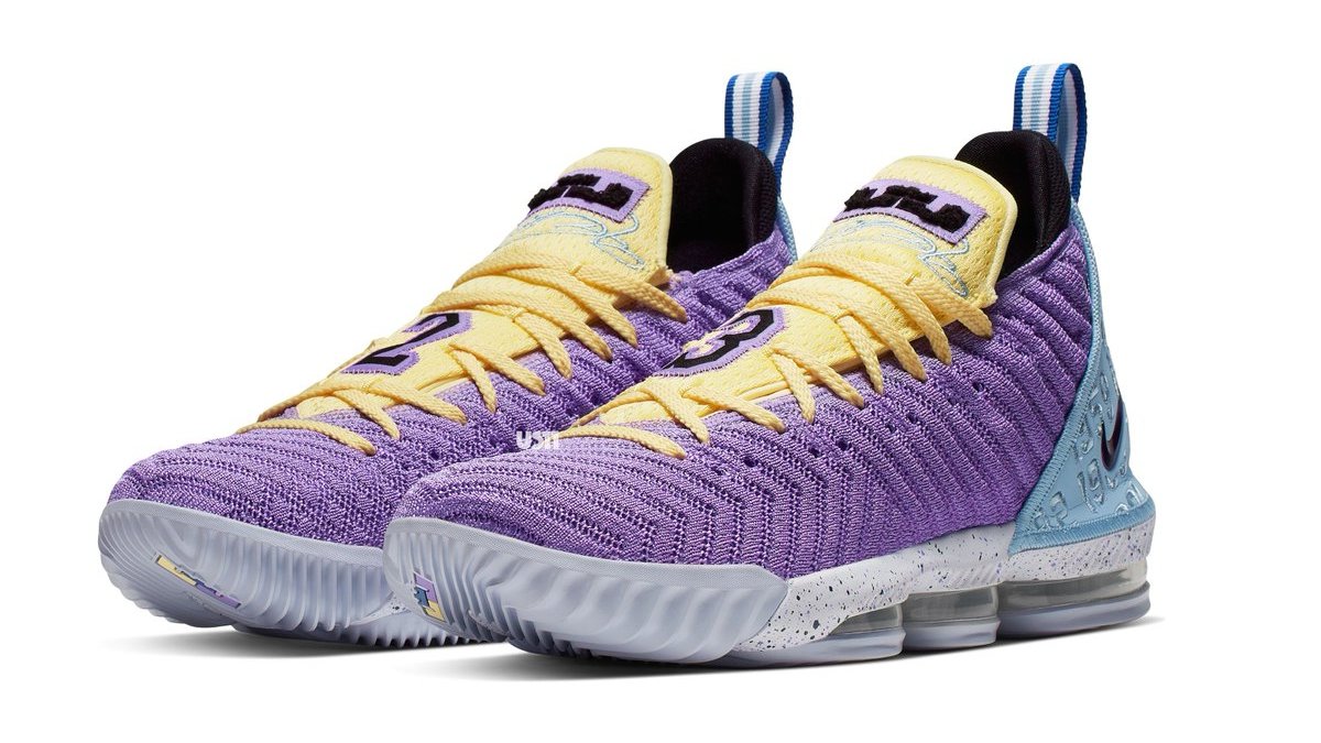 The LeBron 16 Gets Dressed in Lakers Colors