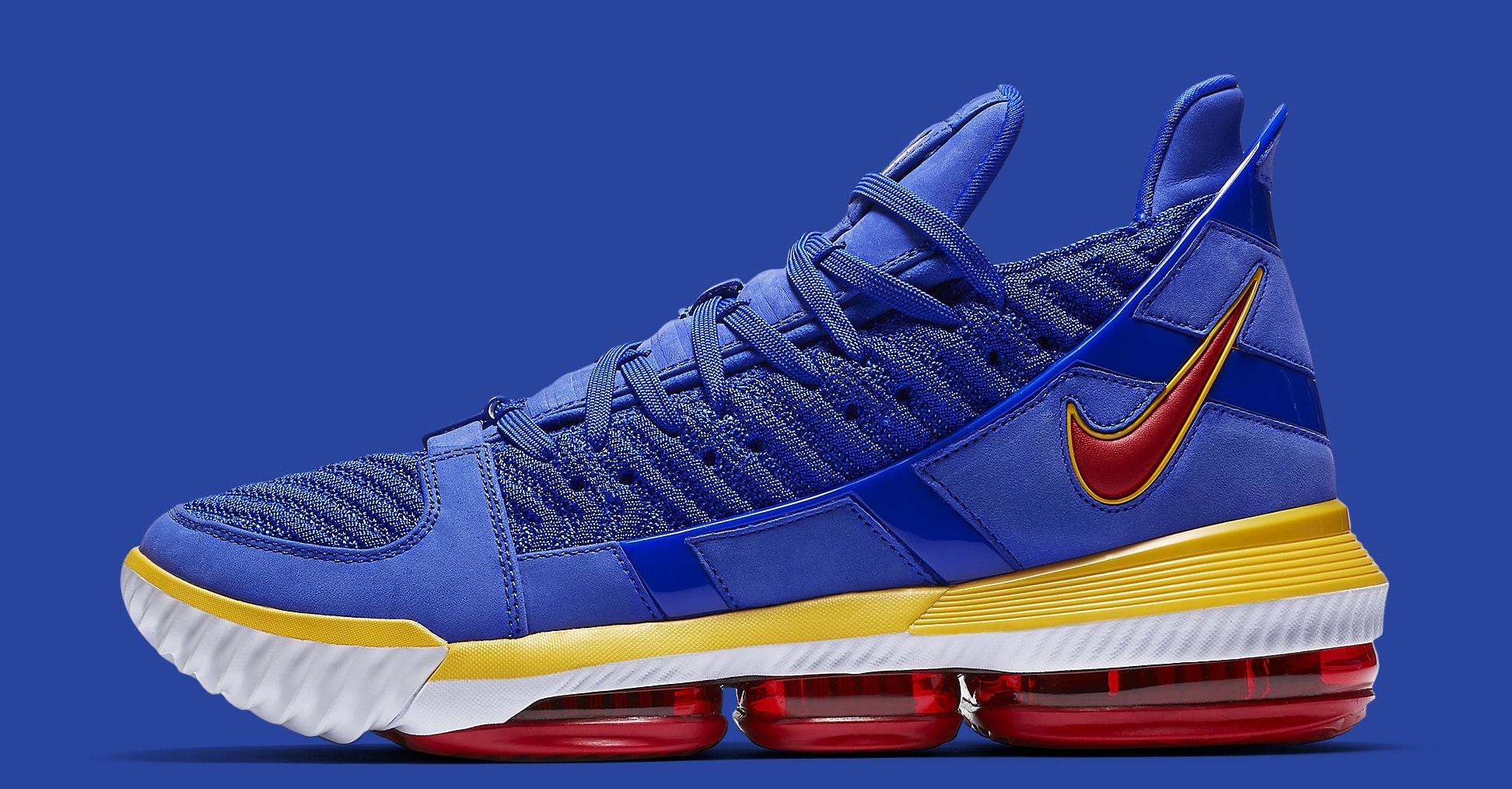 Nike LeBron XVI 16 SuperBron NYvsNY Championship Promo Sample Men\'s 10 Red Blue Nike LeBron XVI 16 SuperBron NYvsNY | Mercari main image 3
