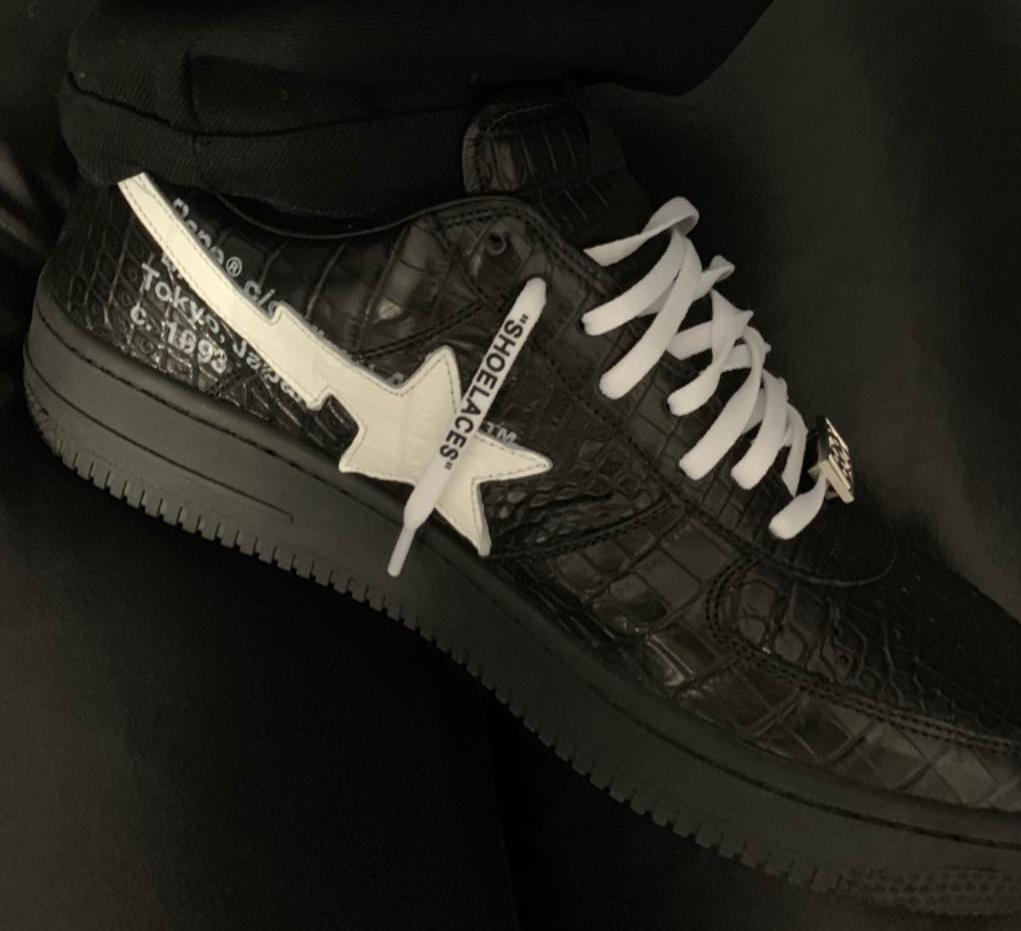 Did Virgil Abloh Just Debut an Off-White x Bape Bapesta?