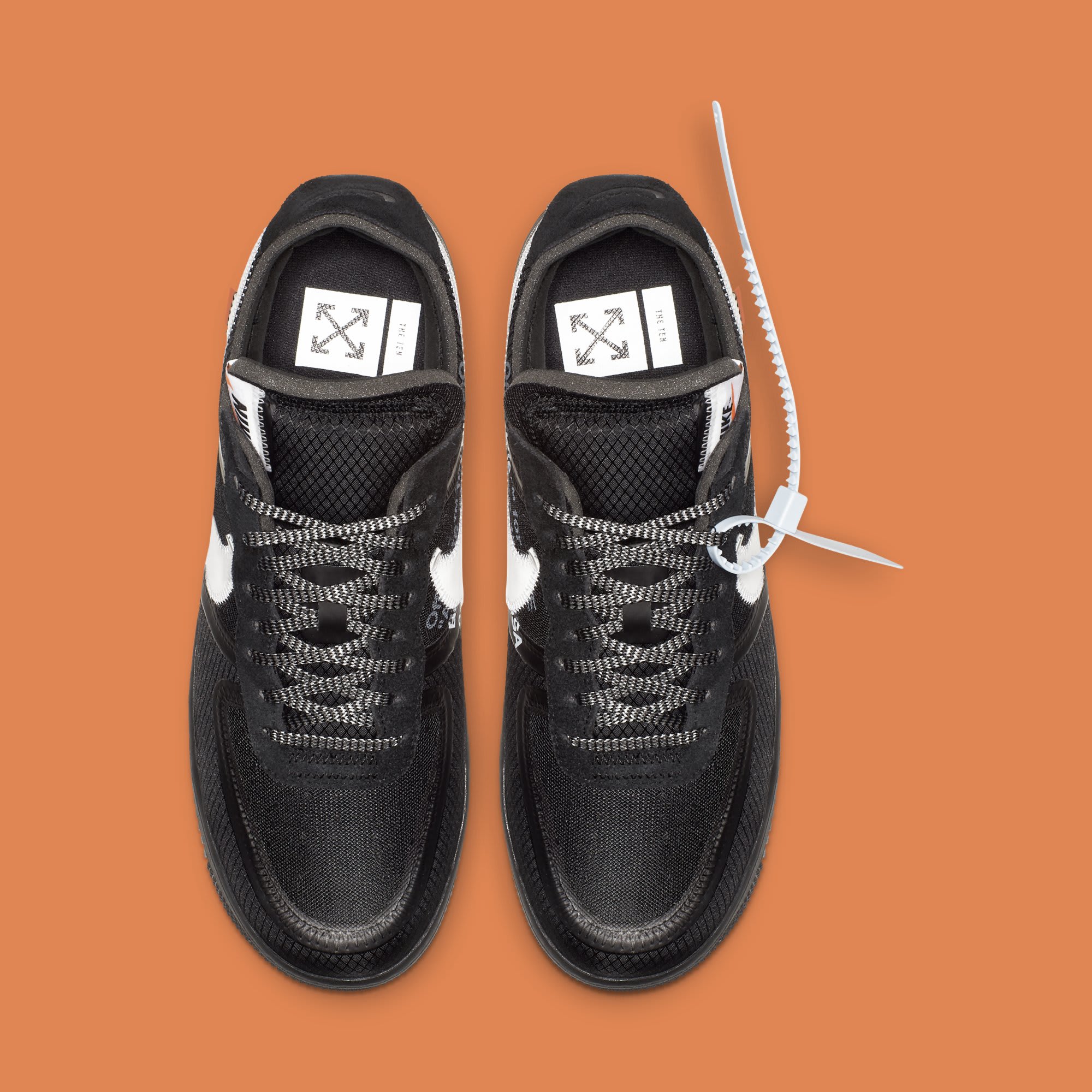 The 'Black/White' Off-White x Nike Air Force 1 Is Almost The 'Black/White' Off-White x Nike Air Force 1 Is Almost