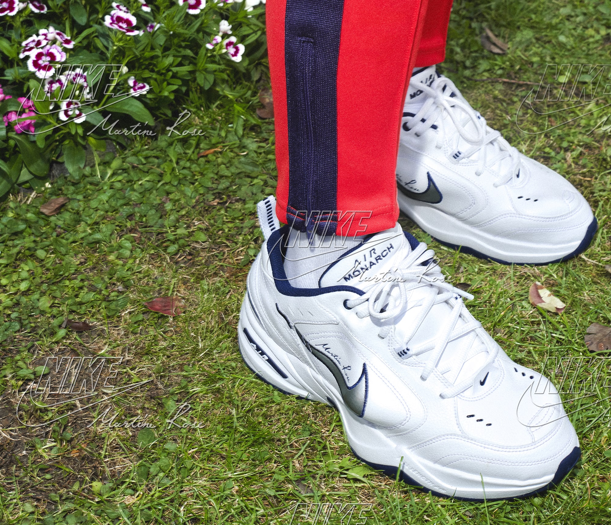 靴 AIR MONARCH / MARTINE ROSE NIKE Nike Air Monarch 4 Martine Rose 'Medium Soft Pink' Release