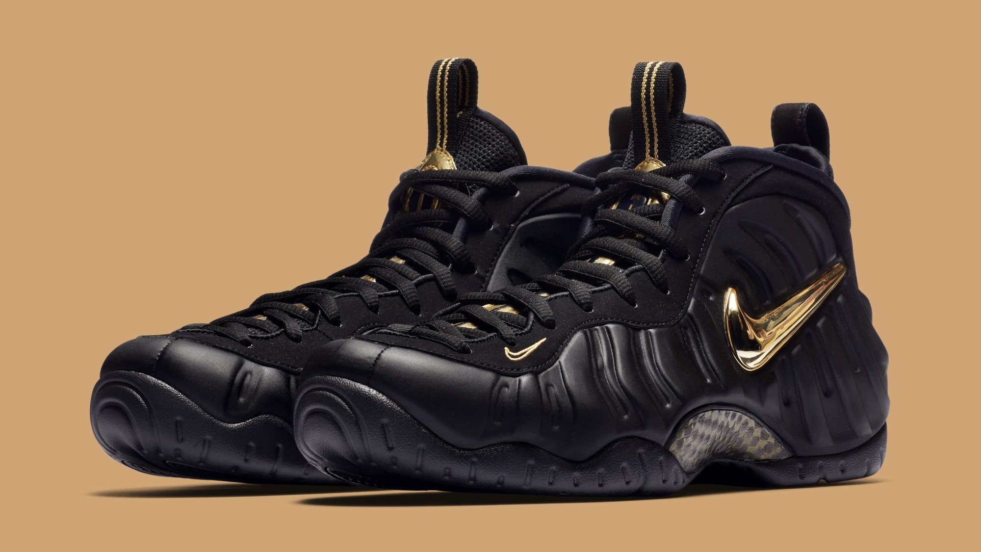 Foamposites 2018 black gold hotsell