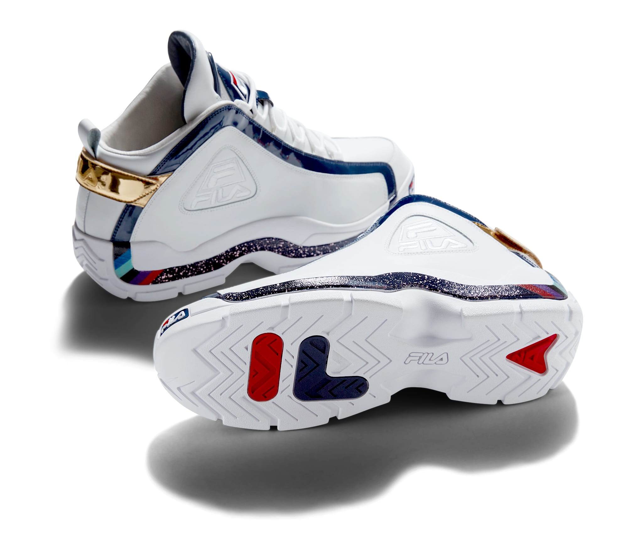 Fila Grant Hill 2 History Embroidered Phoenix ￼￼Size 10 Fila Grant Hill 2 White Black Men main image 2