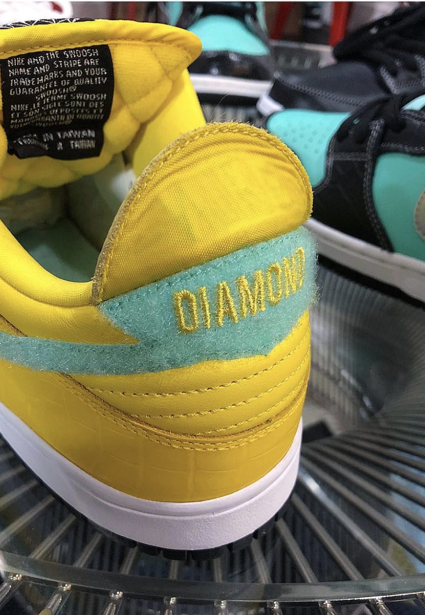 Canary Yellow Diamond Supply Co. Dunks Exclusive to ComplexCon