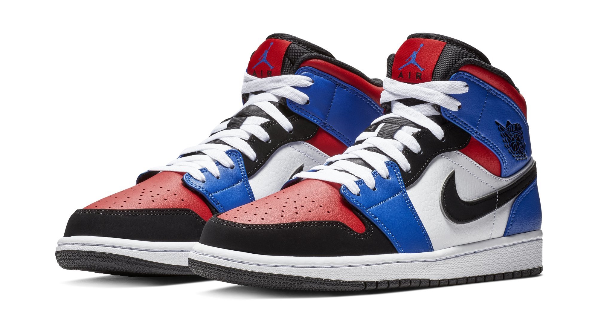 Jordan white blue red on sale