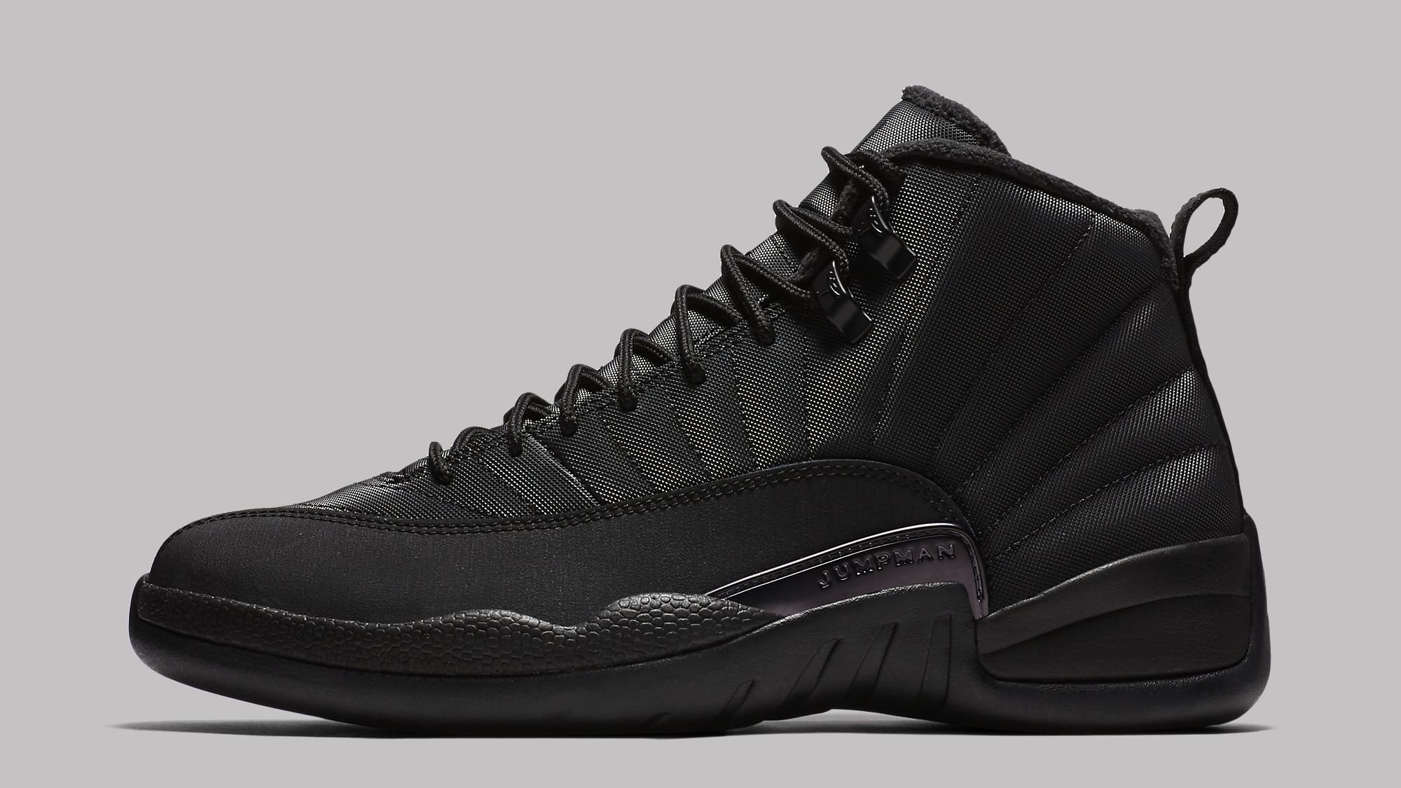 Jordan 12 winter all black on sale