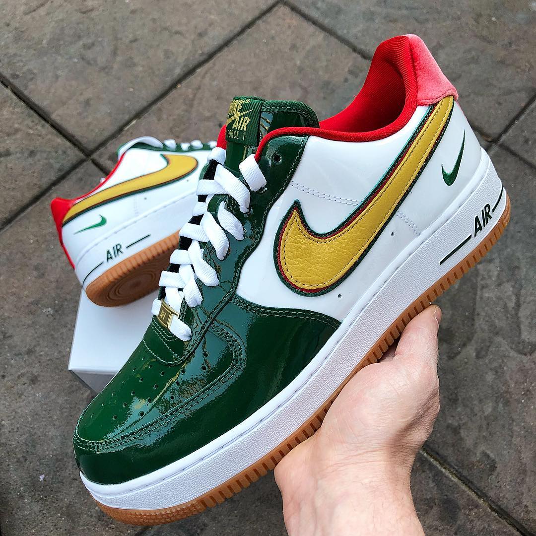 靴 Nigel Sylvester AIR FORCE 1 NIKE BY YOU Nigel Sylvester X Air Force 1 Low Premium ID - Nike - BQ3626