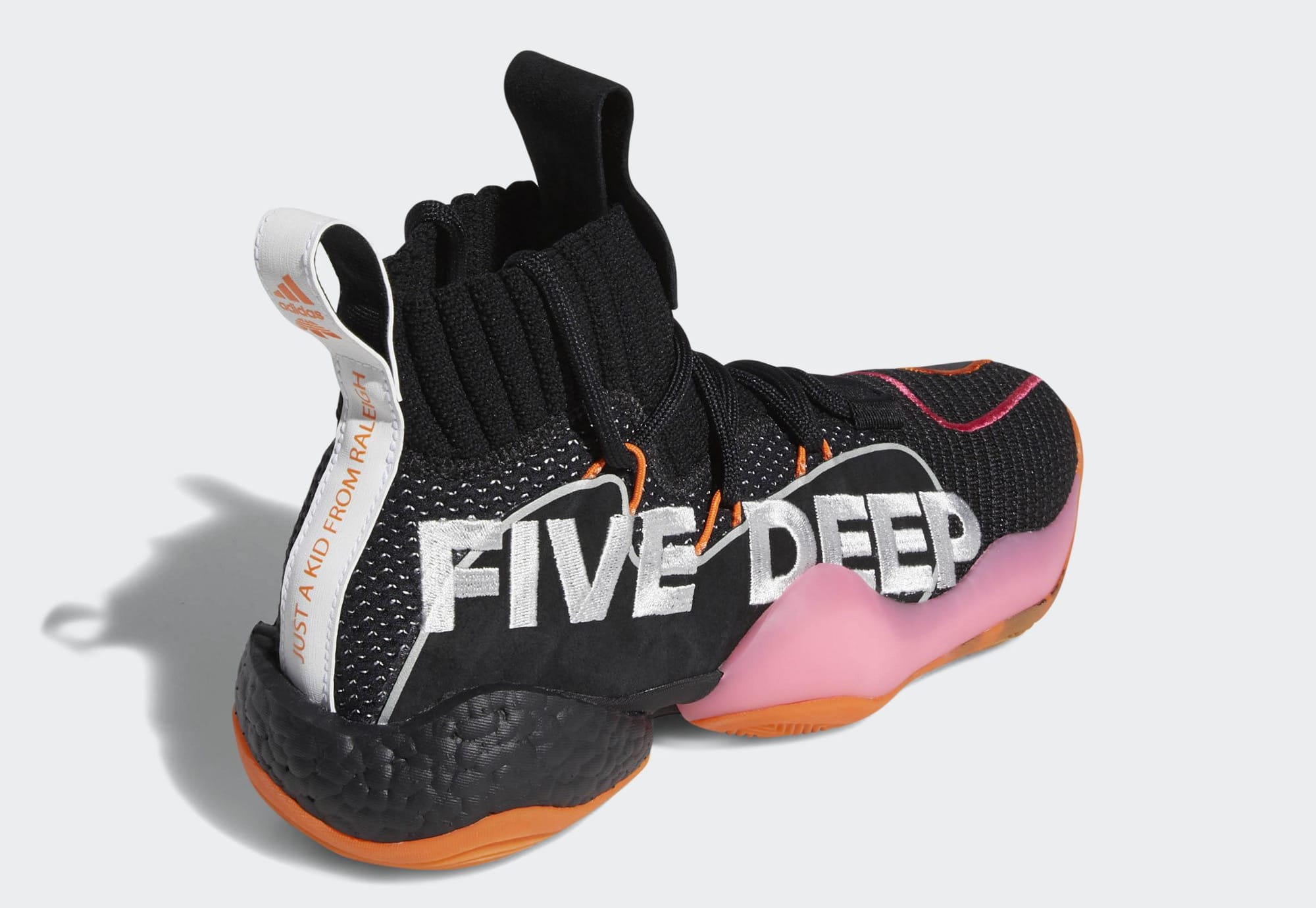 adidas Crazy BYW x PE ‘Wall Way’ Black and Orange Athletic Shoes 51YFOMFuBiL._AC_UY900_.jpg main image 3