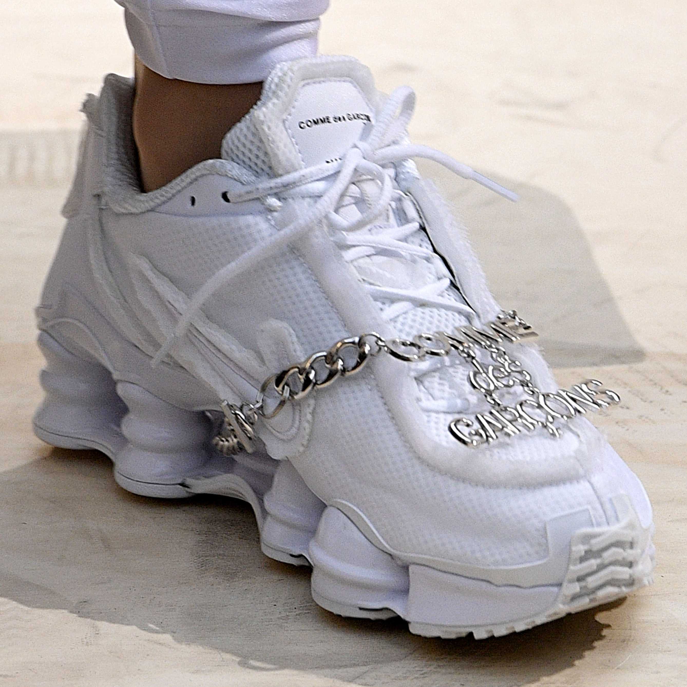 COMME des GARÇONS Nike Shox ホワイト COMME des GARÇONS x Nike Shox TL 