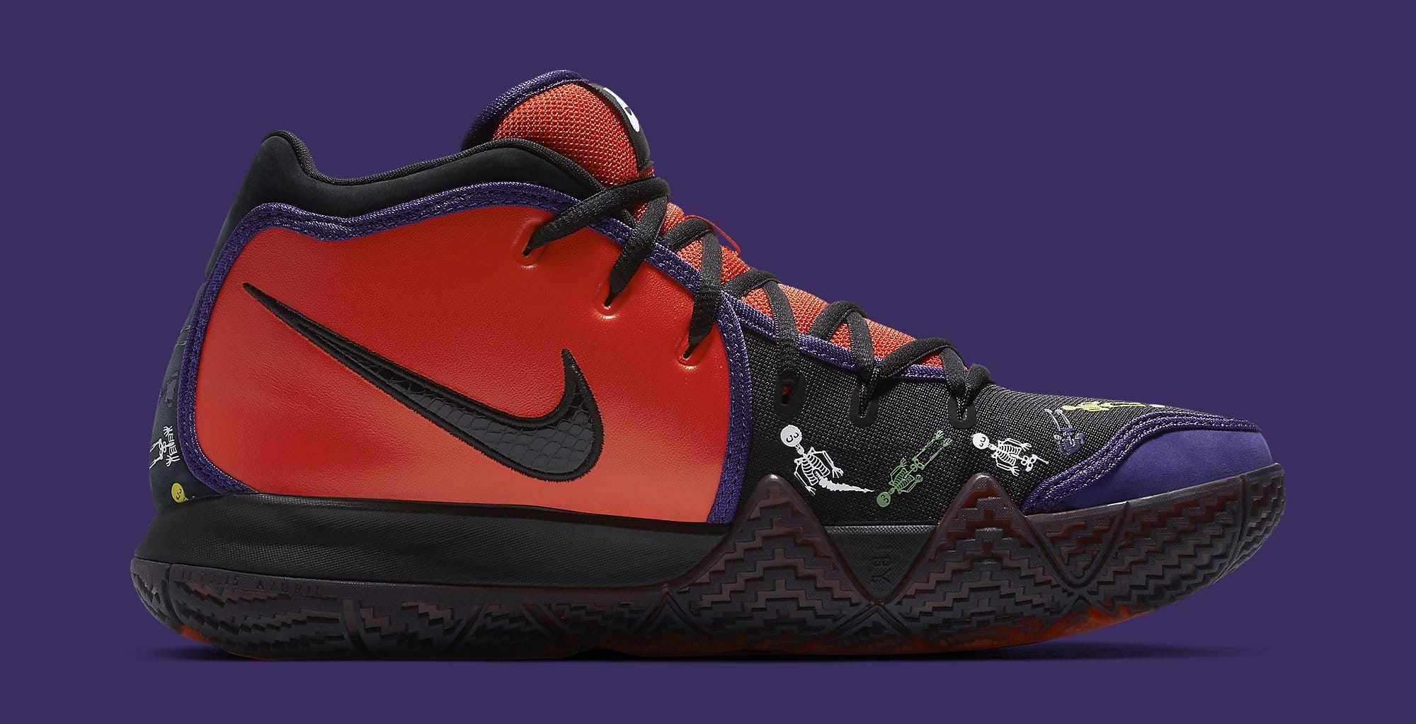 シューズ(男性用) NIKE KYRIE 4 (Day of the Dead) 29cm Nike Kyrie 4 PE Day of the Dead Men's Size 10 Excellent
