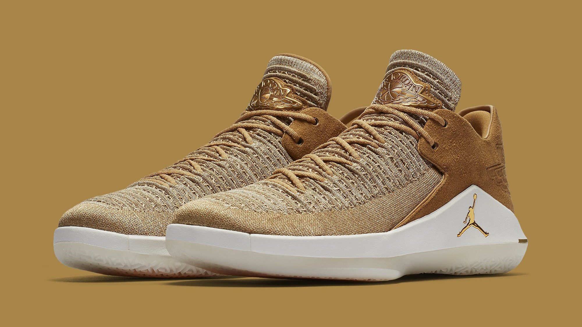 Jordan xxxii low gold on sale