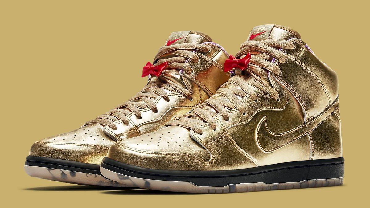 Golden Nike SB Dunks Celebrate New Orleans' Tricentennial