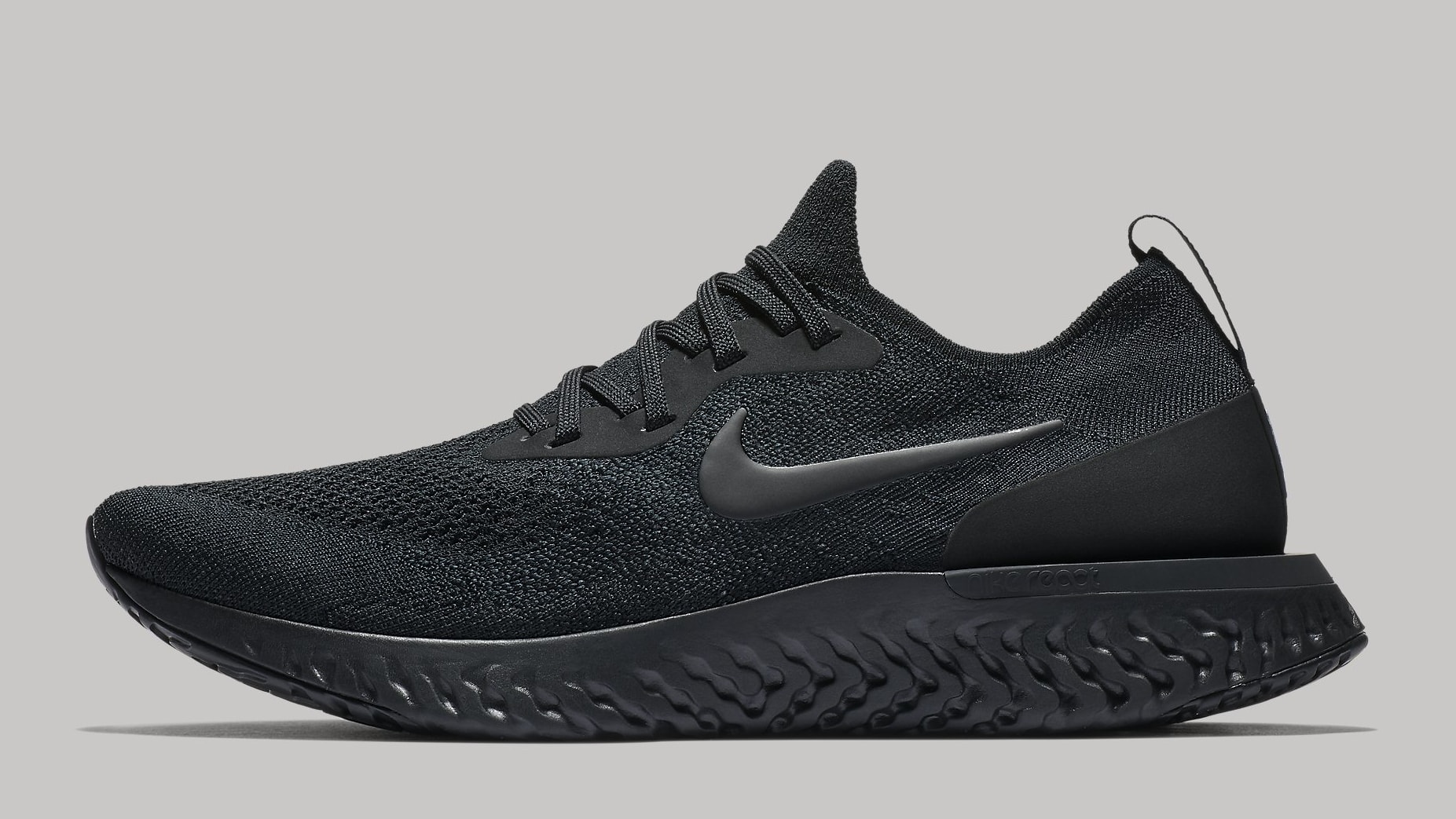 Nike Epic React Flyknit Releasing in Triple Black