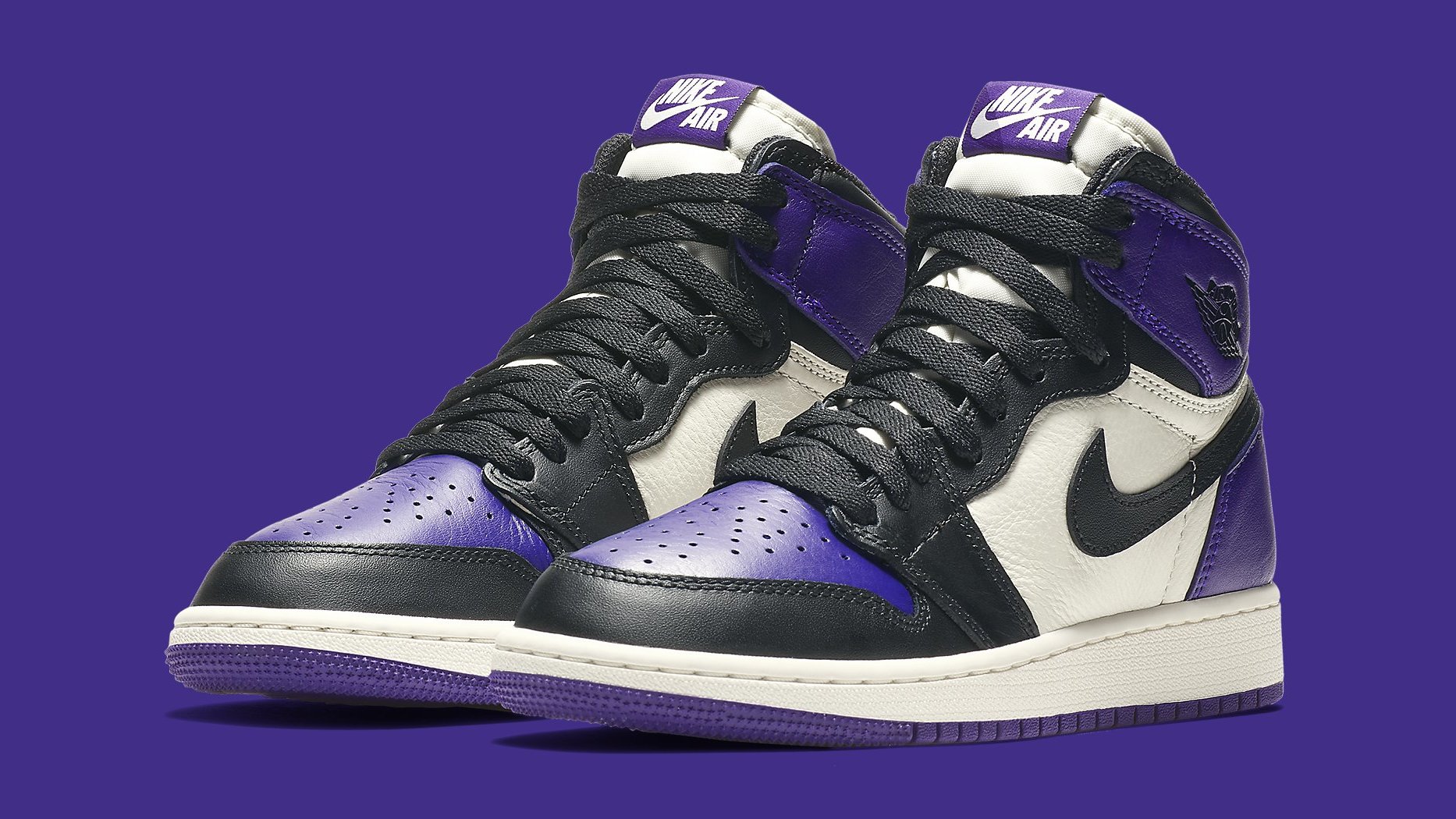 Air jordan 1 court purple gs hotsell