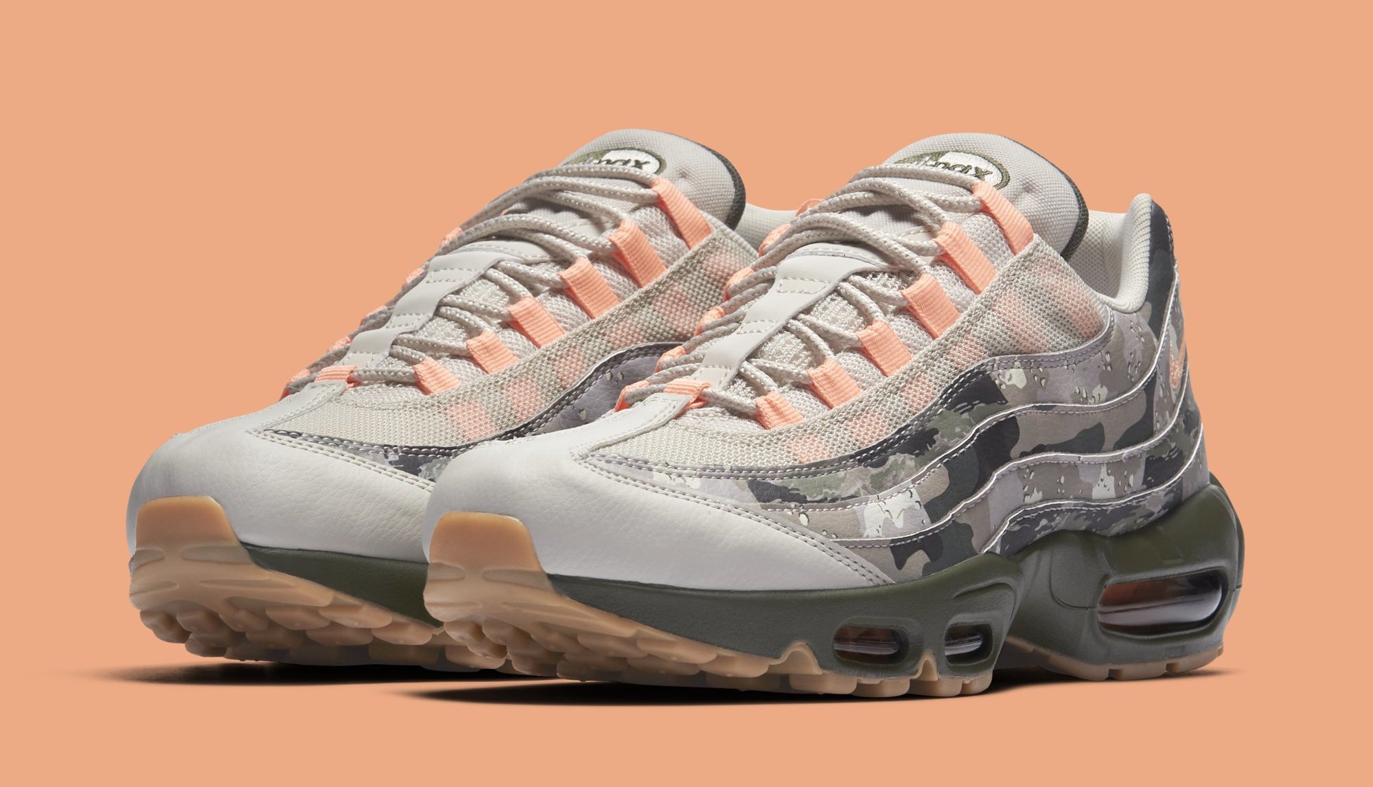 公式正規品!★AIR MAX 95 CAMO SUNSET Nike Air Max 95 Essential arrives in Desert Camo Sunset Tint