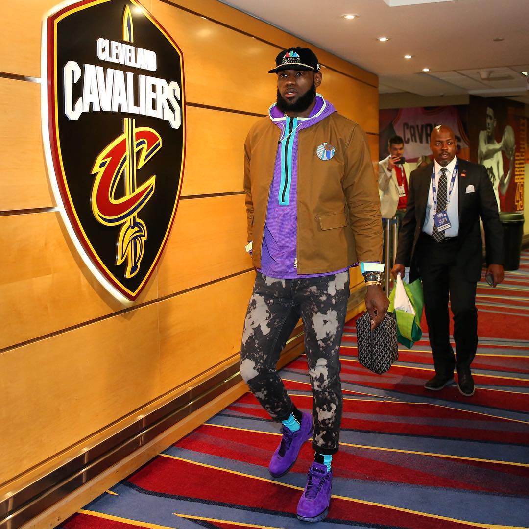 LeBron James Debuts Purple Suede Nike Air Zoom Generati