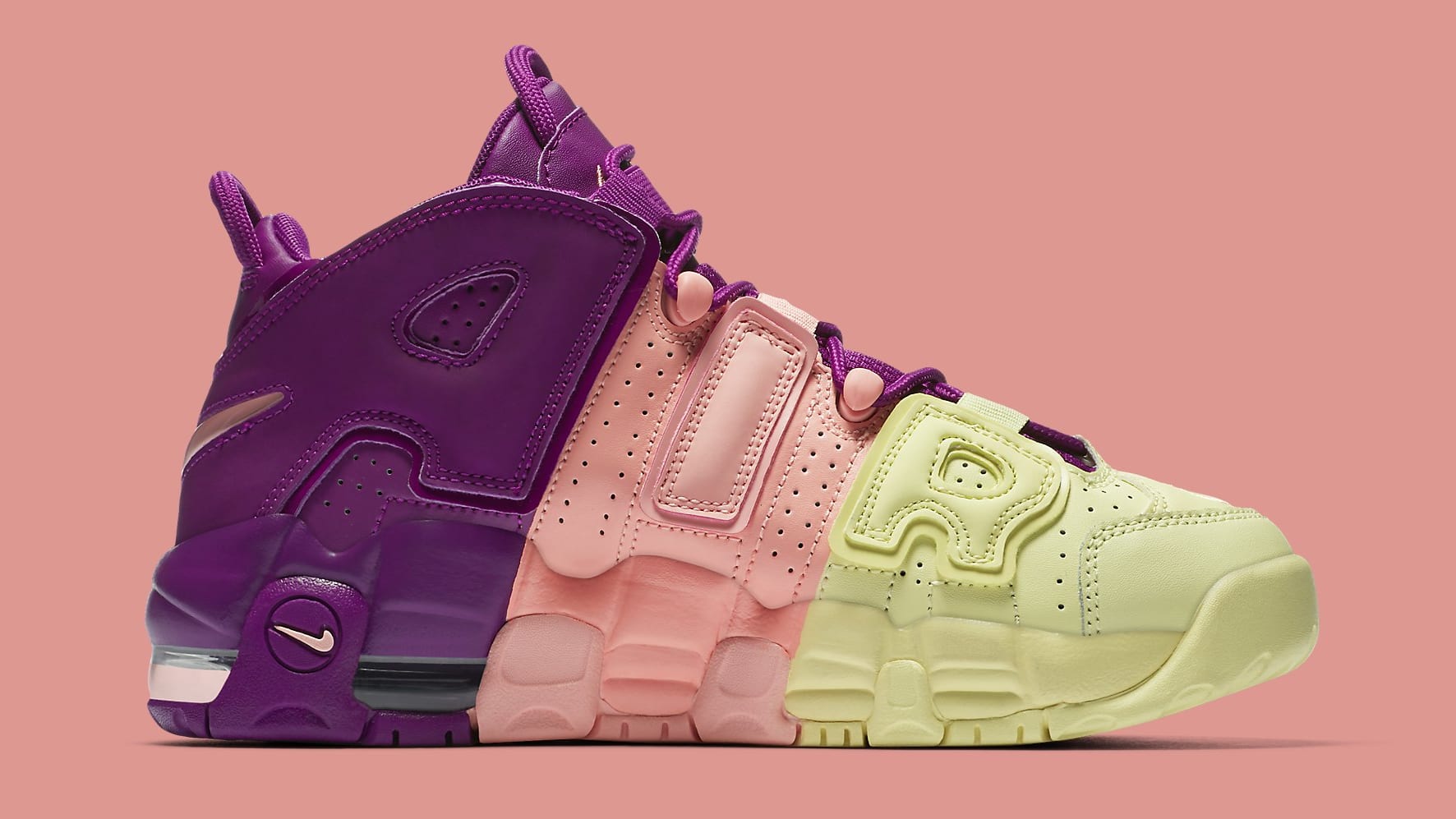 Uptempo purple pink fashion yellow