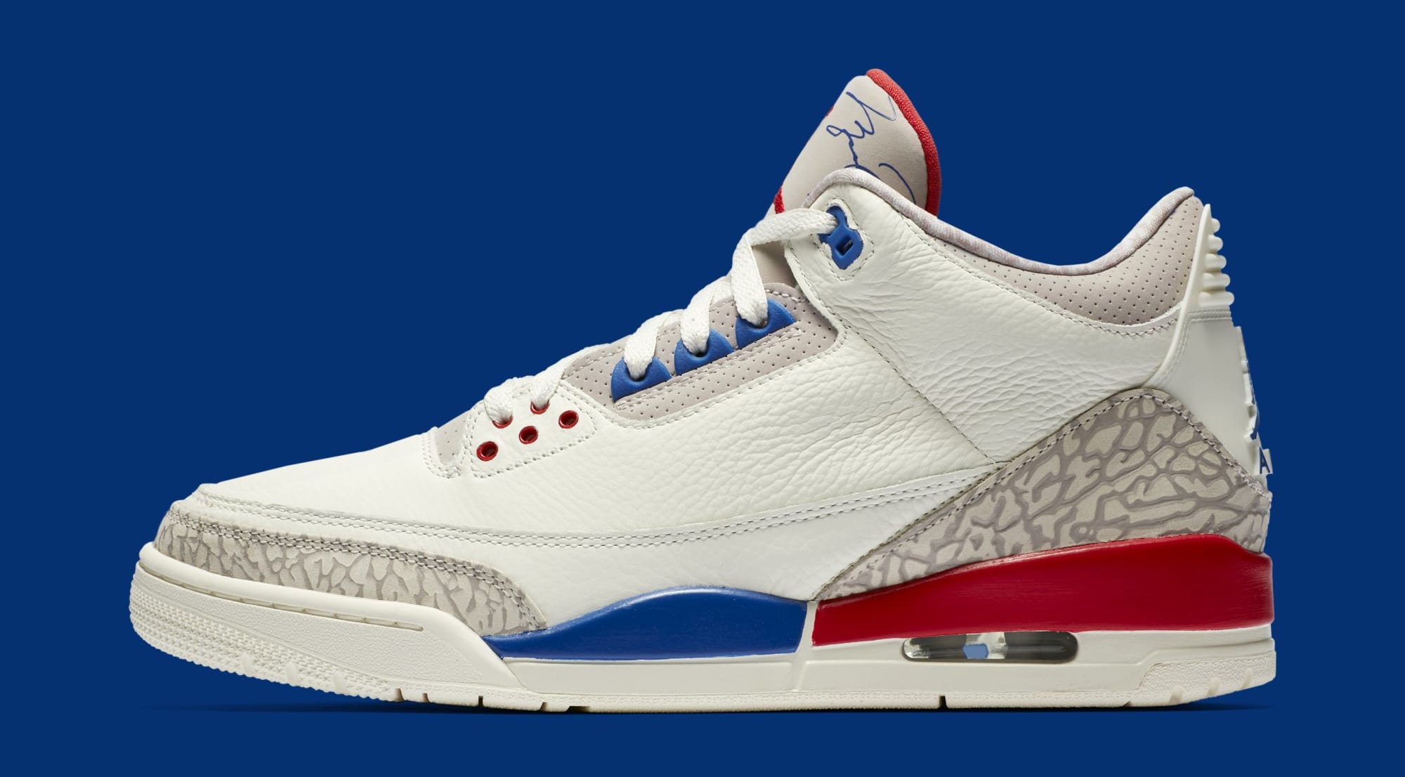 18年 JORDAN 3 RETRO INTERNATIONAL PACK 白/赤/青/エレファント US9.5 新品箱付 AIR MAX 90 95 96 97 98 JORDAN 1 4 5 6 7 11 OG NRG BRED