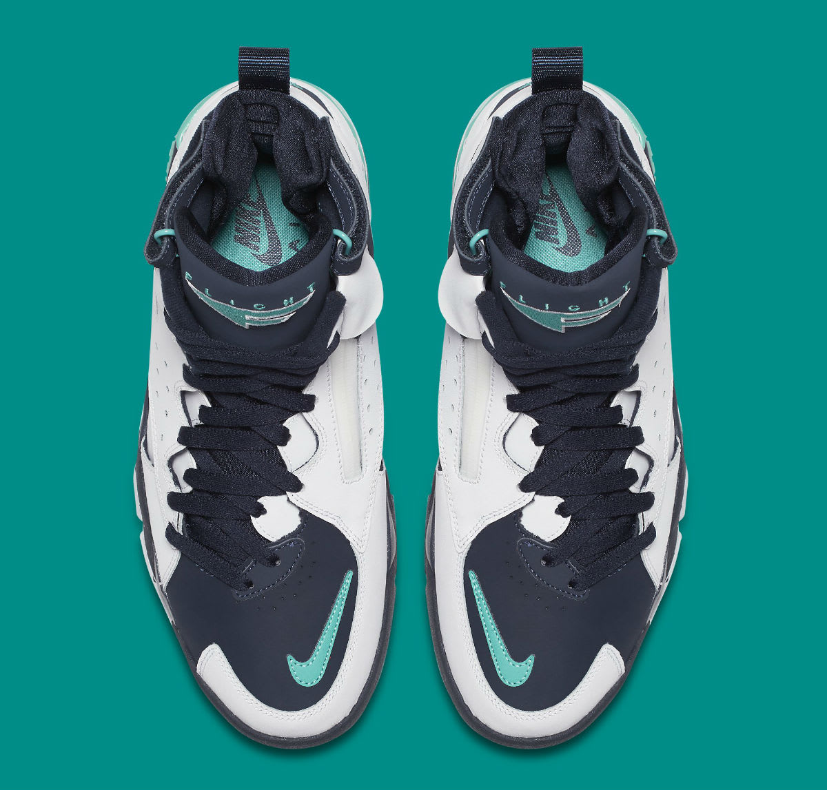 Nike Air Maestro 2 White Navy Teal Men\'s Basketball Shoes Size 12 AN8511-100 Air Maestro 2 Limited  main image 2