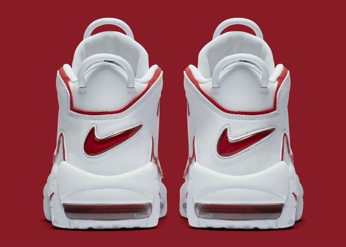 Nike Air More Uptempo ホワイト/レッド ナイキモアテンレッド Nike Air More Uptempo White Varsity Red