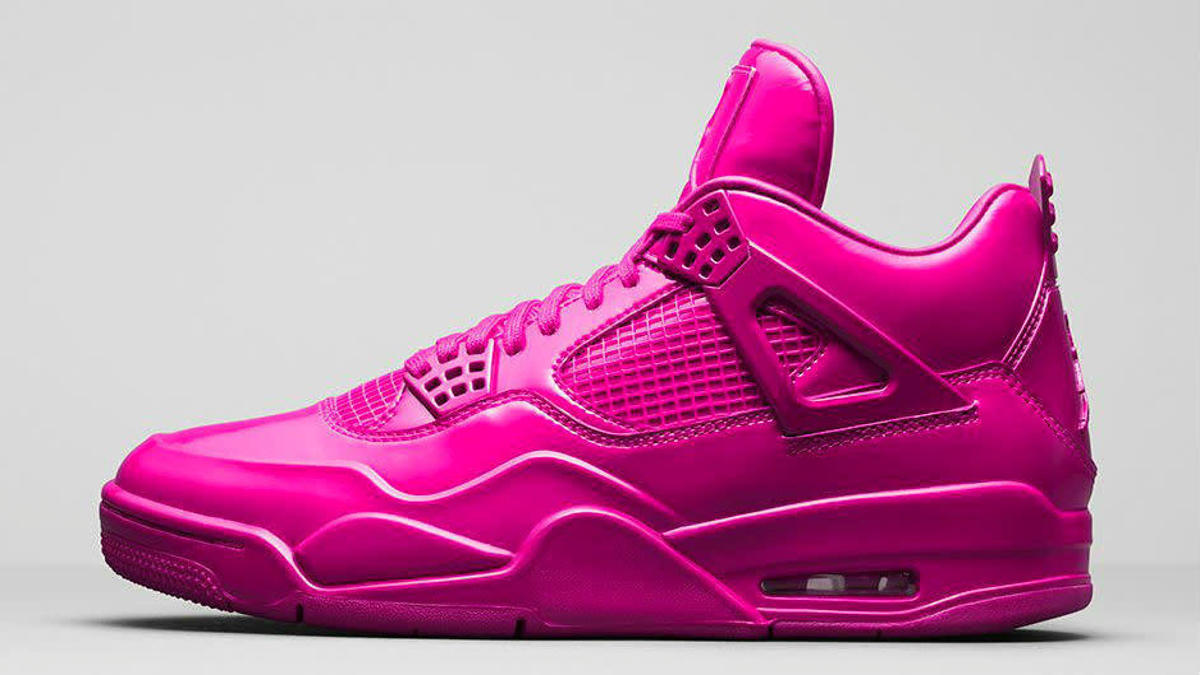 Pink Patent Women s Air Jordan 4 Set for 2019