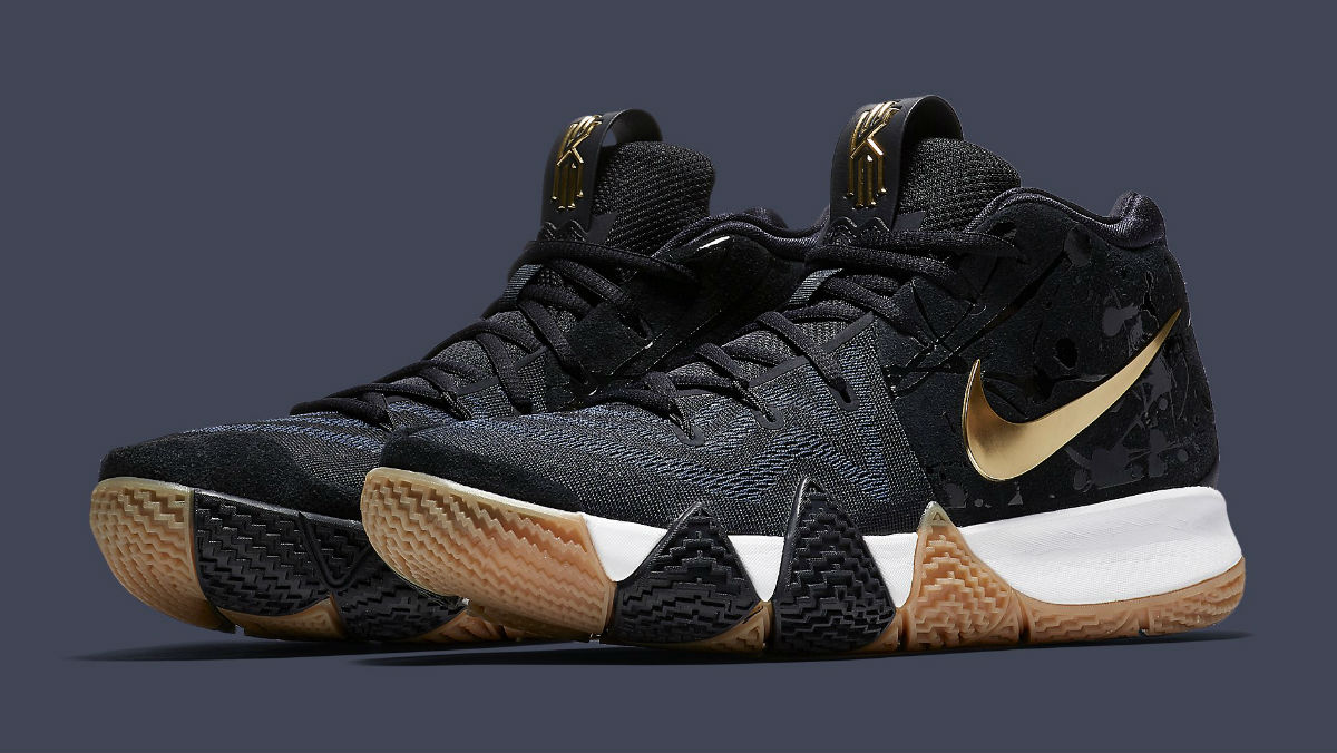 Black kyrie 4 deals