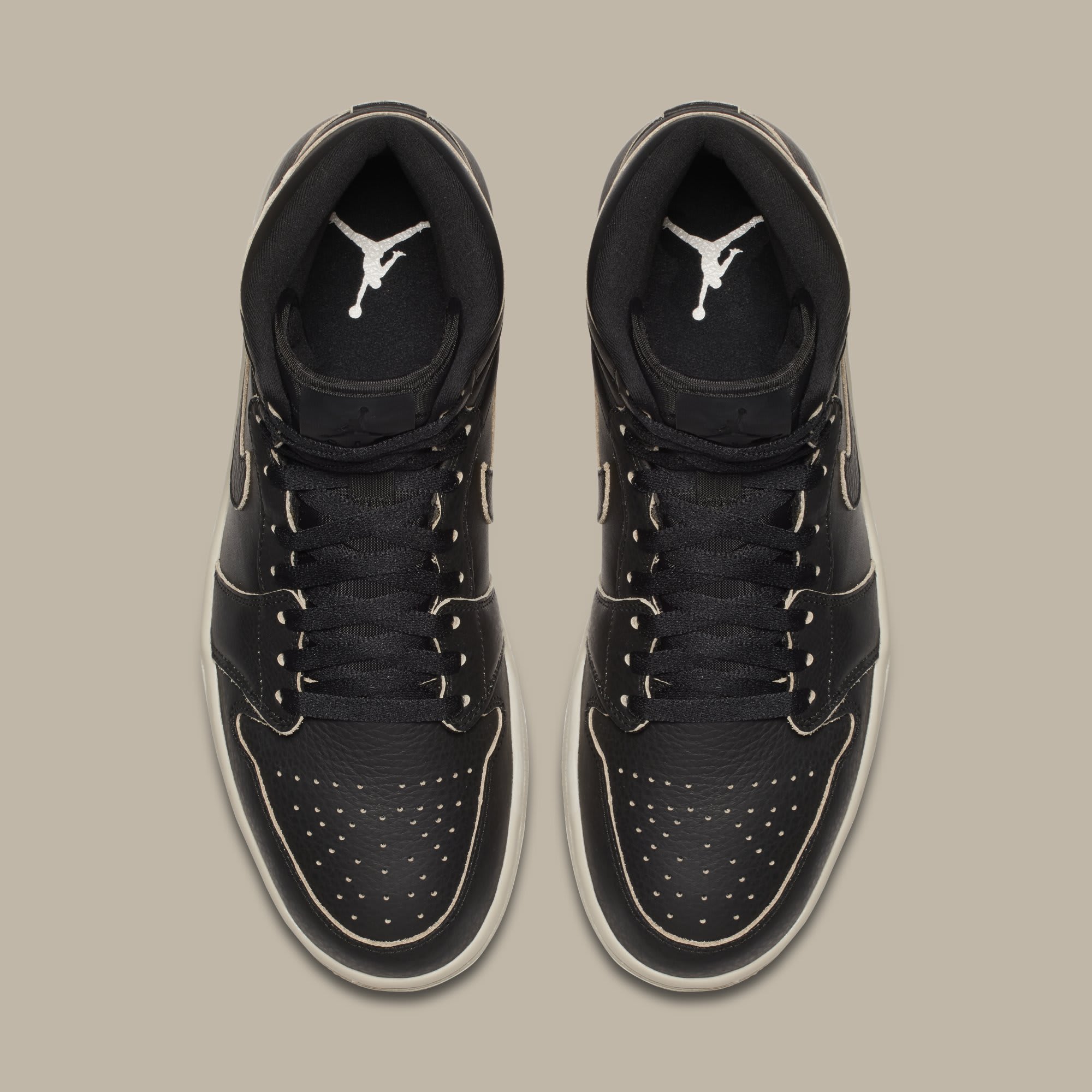 ★ Nike ★ Jordan 1 Retro High Black Desert Sand Jordan 1 Retro High Black Desert Sand Men's - AA3993-021 - US