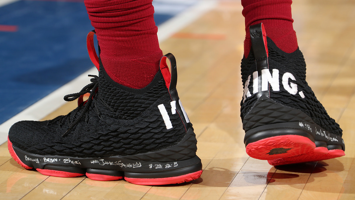 SoleWatch: King James Rocks New Nike LeBron 15 for Game