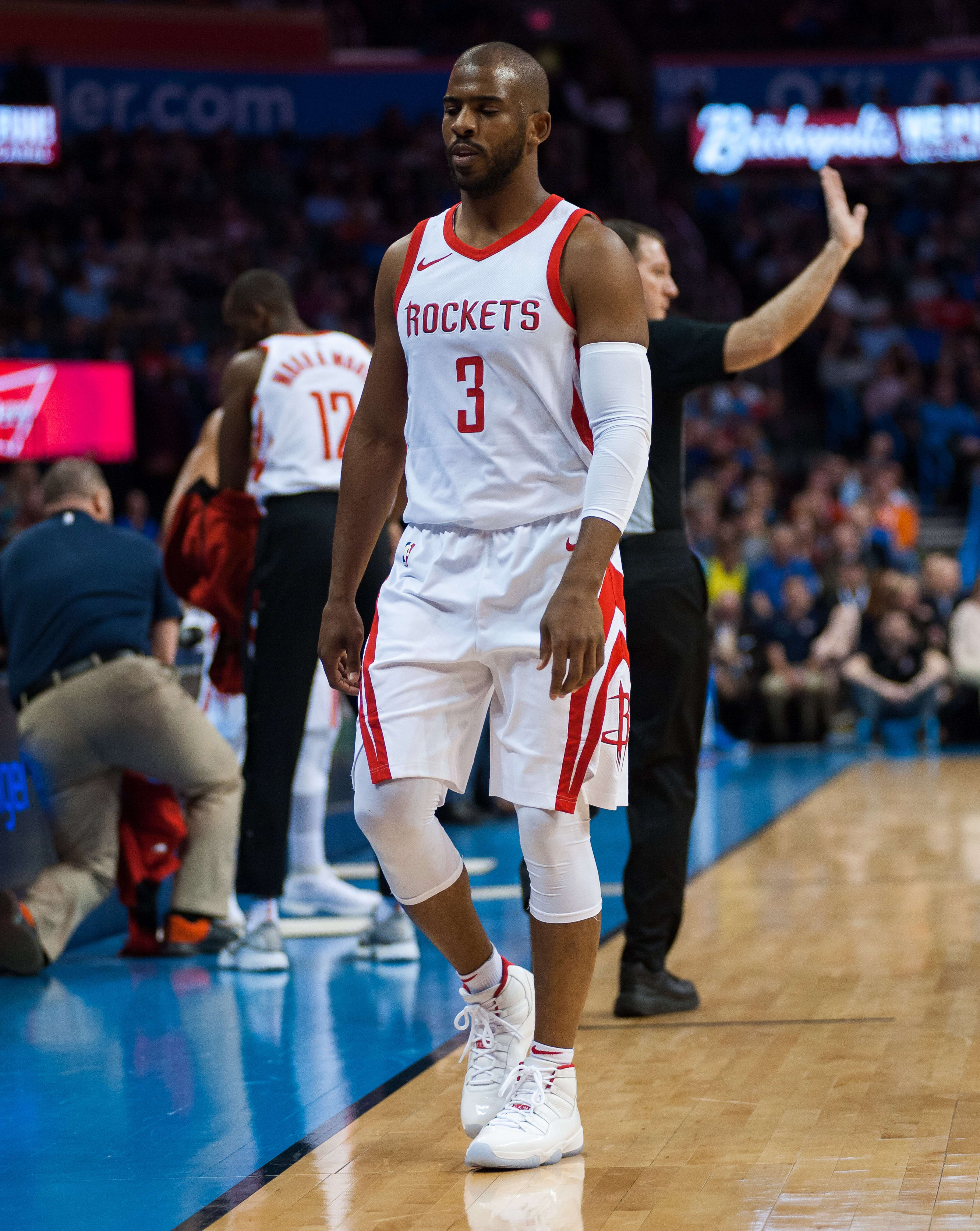 Chris Paul Spotted in New Air Jordan 11 PE