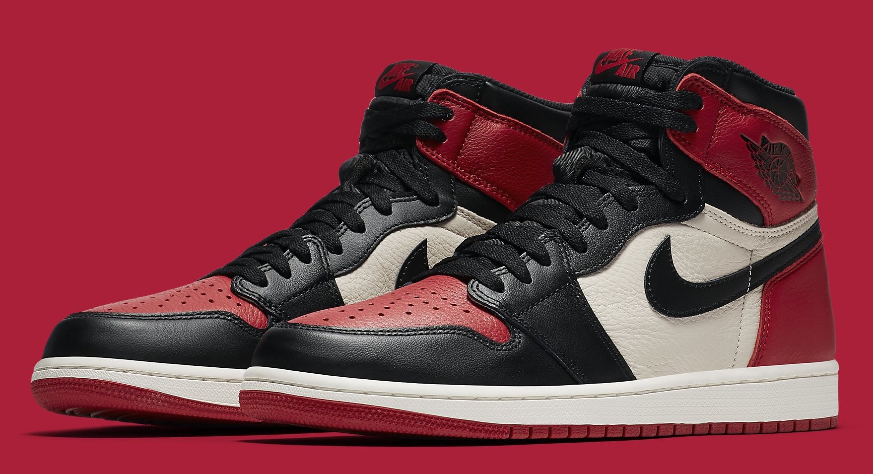 Jordan 1 bred red best sale