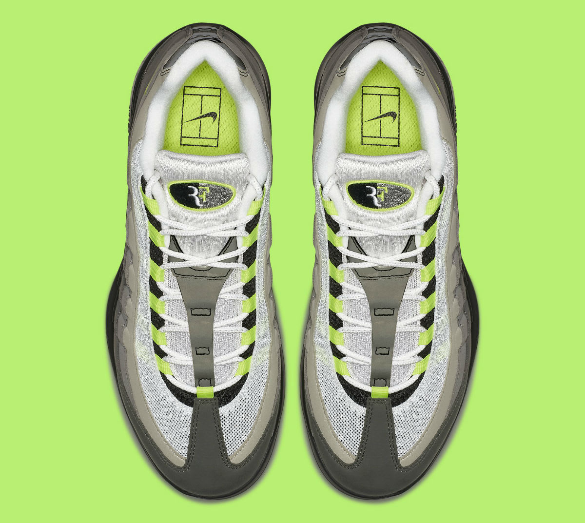 The Classic 'Neon' Air Max 95 Re-Tooled for Roger Federer