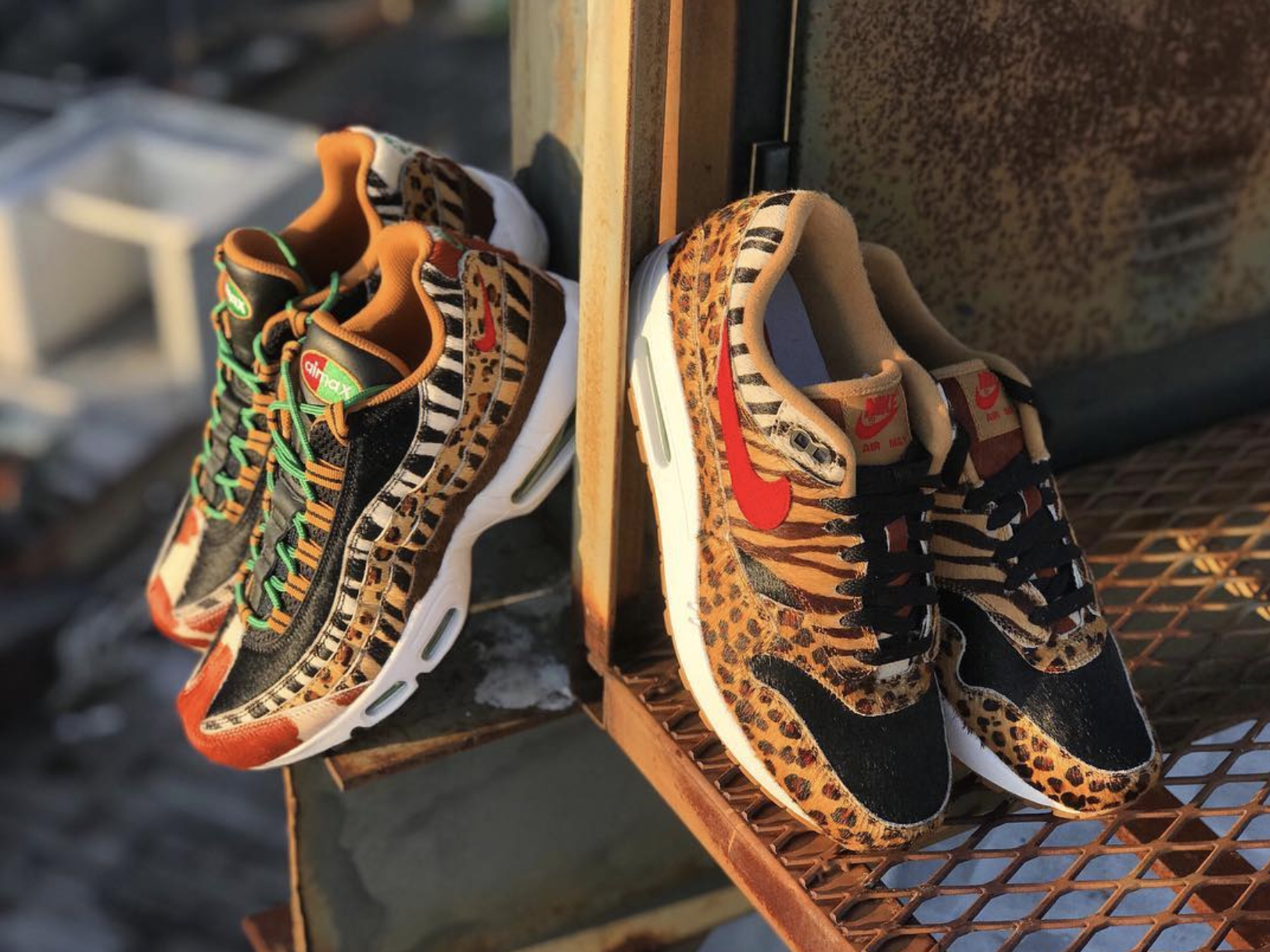 靴 atmos x Nike Air Max 1 DLX \"Animal Pack\" Nike Air Max 1 Atmos Animal Pack Are Insane!!!!! - YouTube