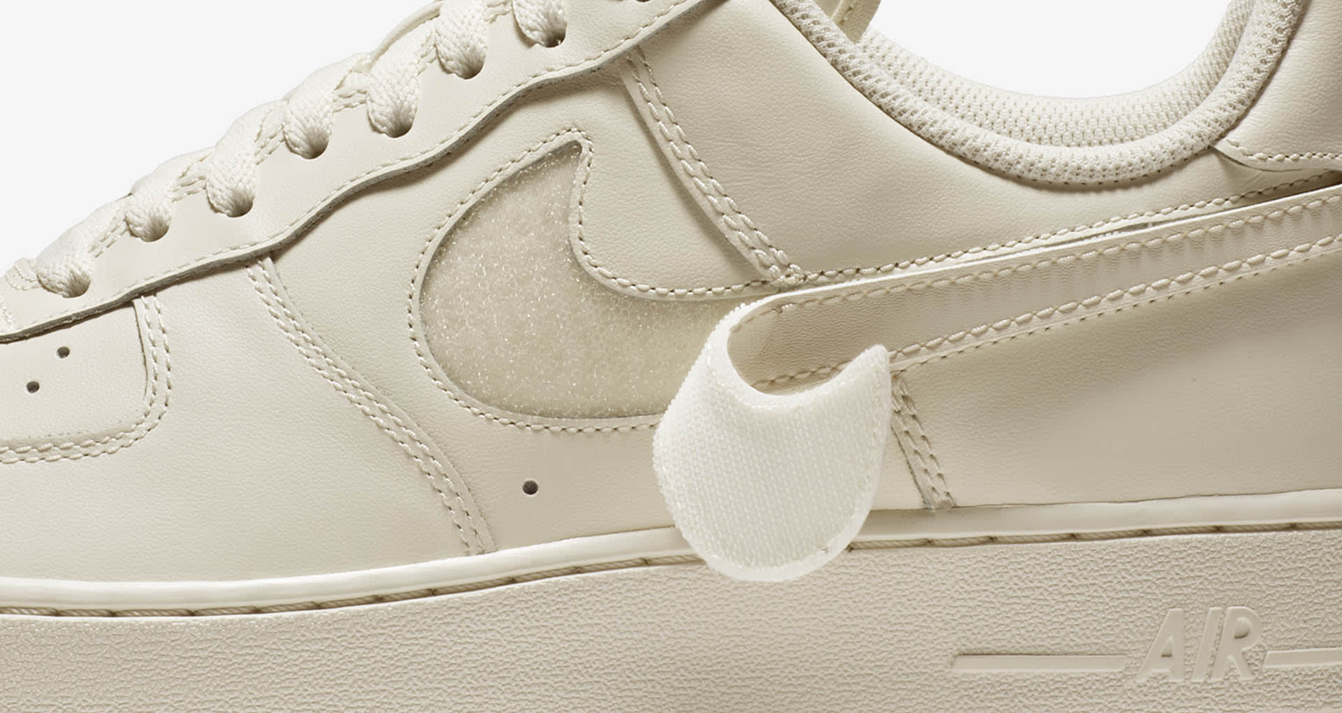 Nike's AF1 Swoosh Pack Is Also Dropping in 'Sail'