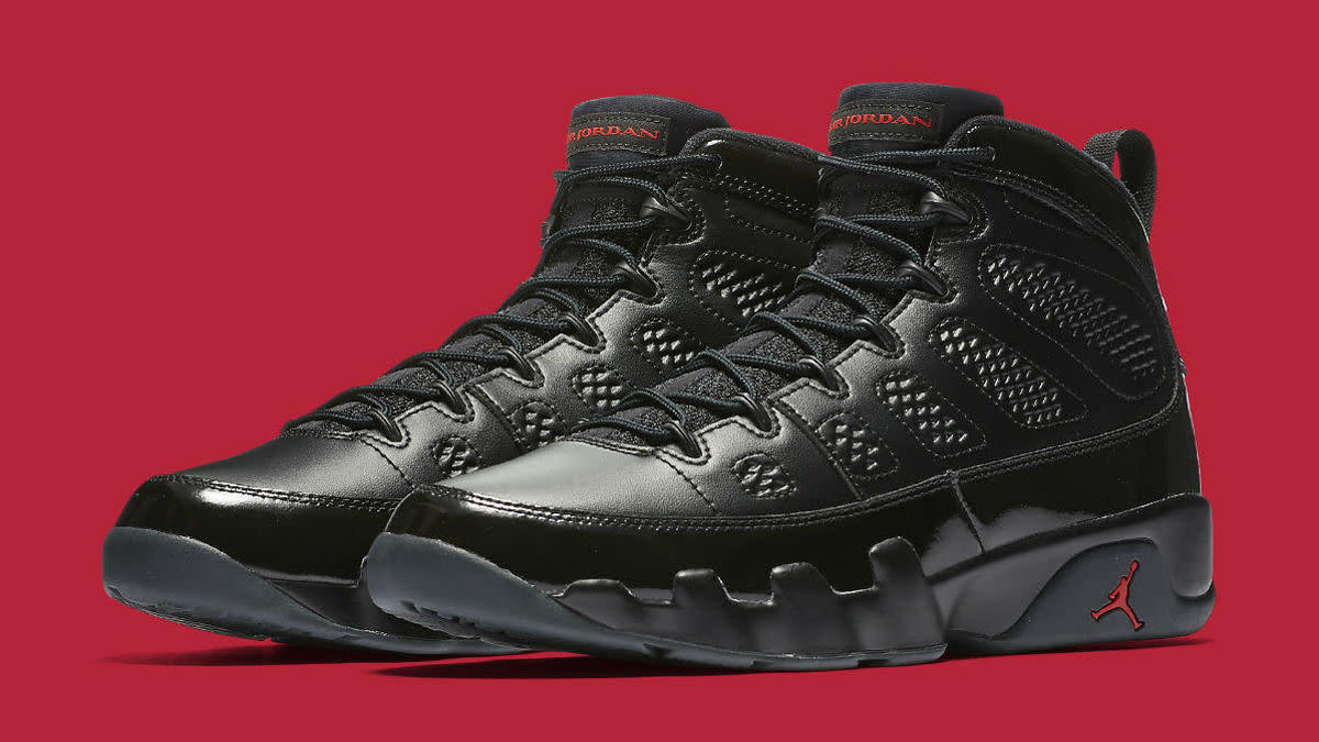 Jordan retro 9 black red online