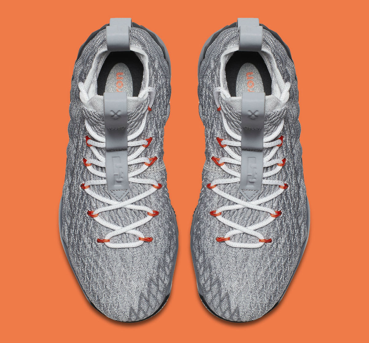 Nike LeBron 15 GS 'Grey Orange' good