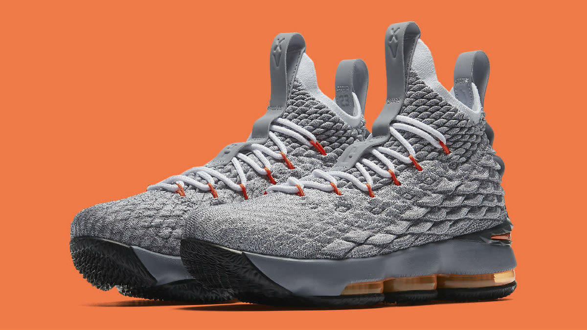 Lebron 15 safety orange on sale