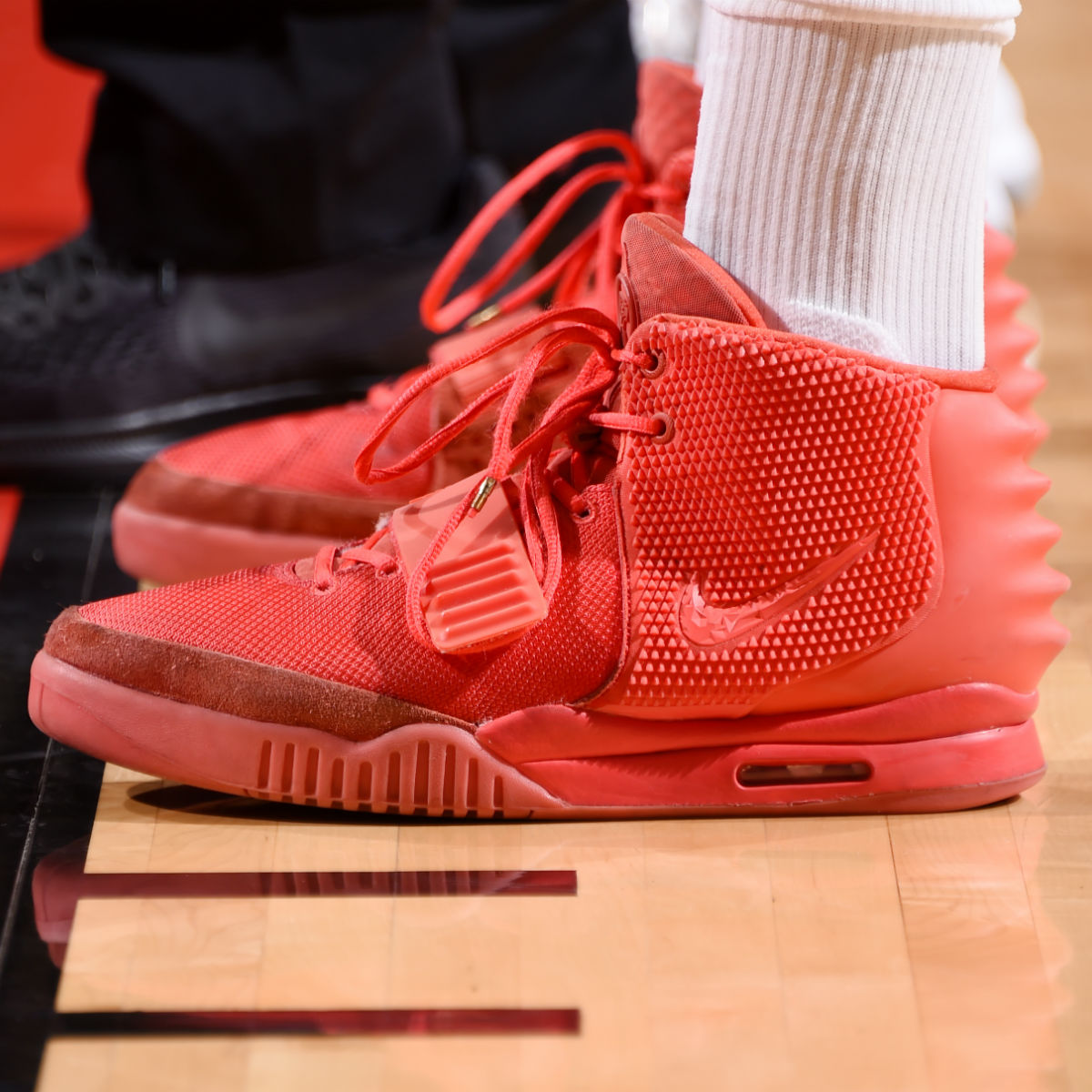 SoleWatch P.J. Tucker Plays in Red October Nike Yeezy